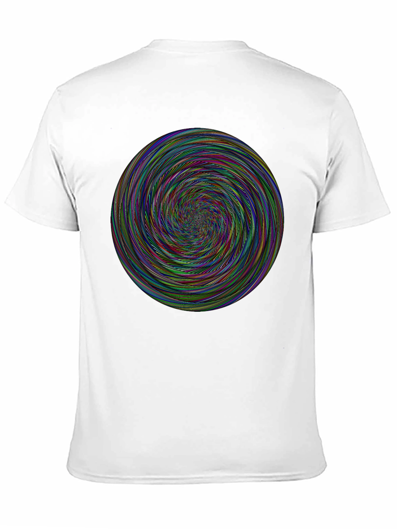 Vortex Illusion Graphic Tee