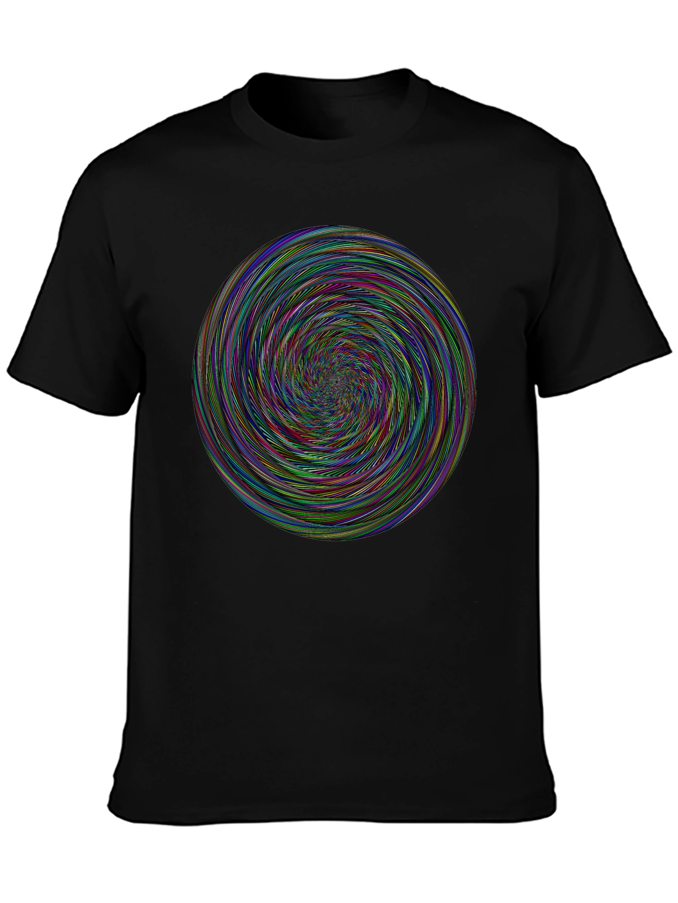 Vortex Illusion Graphic Tee