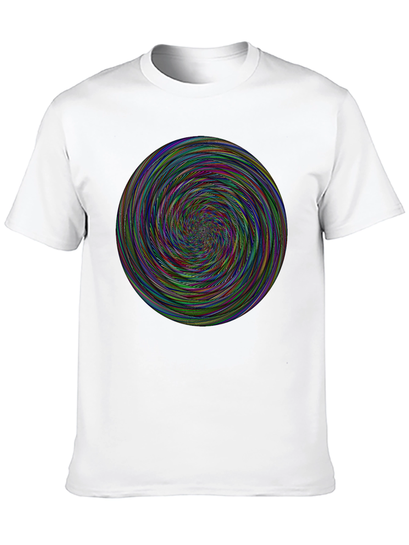 Vortex Illusion Graphic Tee
