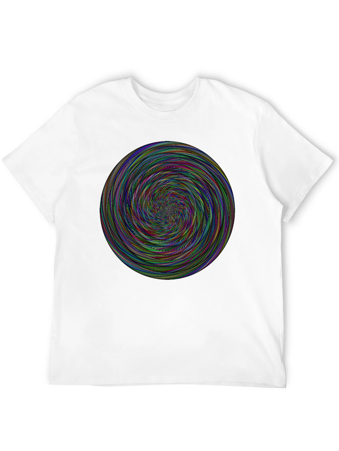 Vortex Illusion Graphic Tee