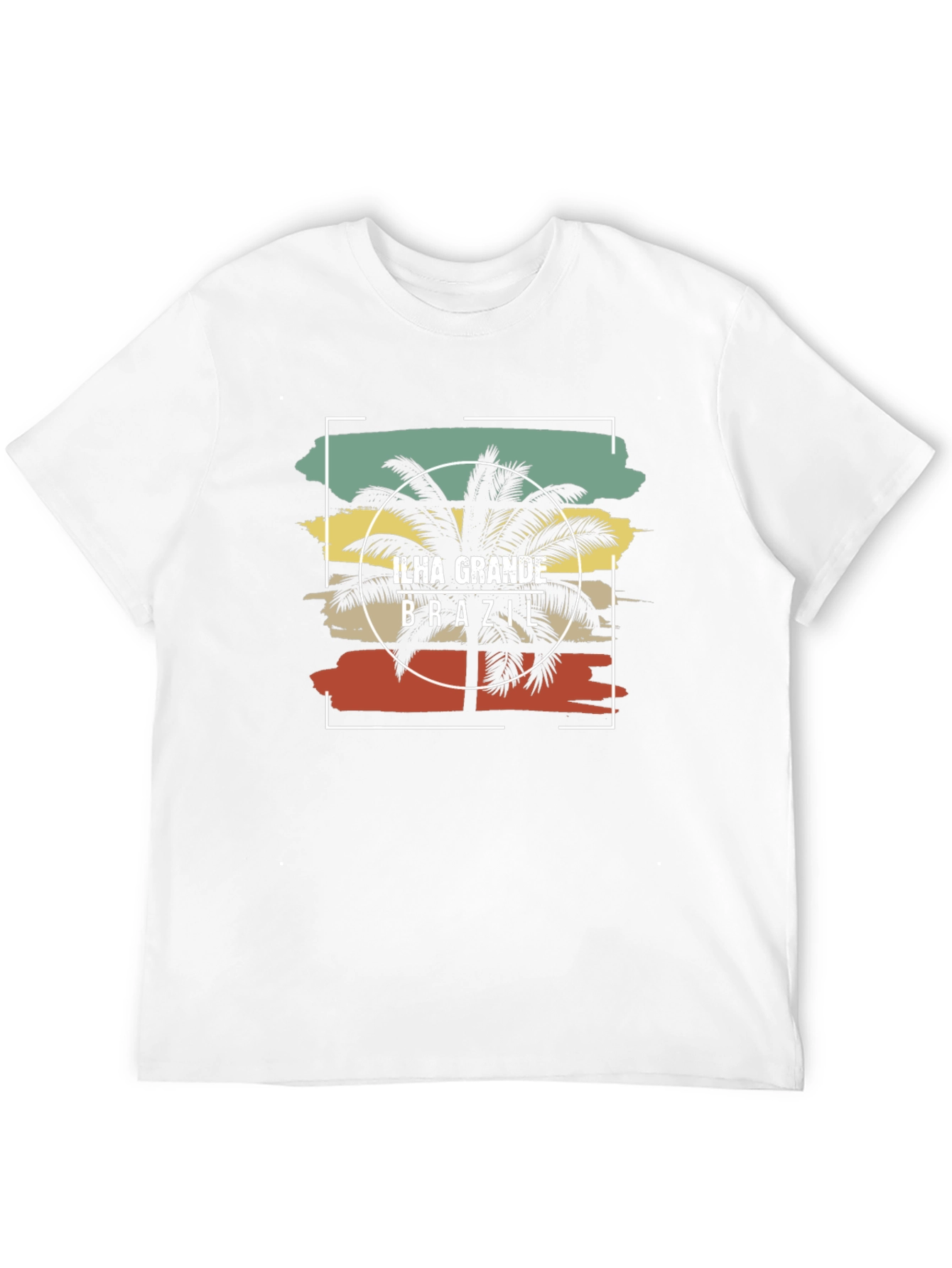 Ilha Grande Brazil Graphic Tee - Black Cotton T-Shirt