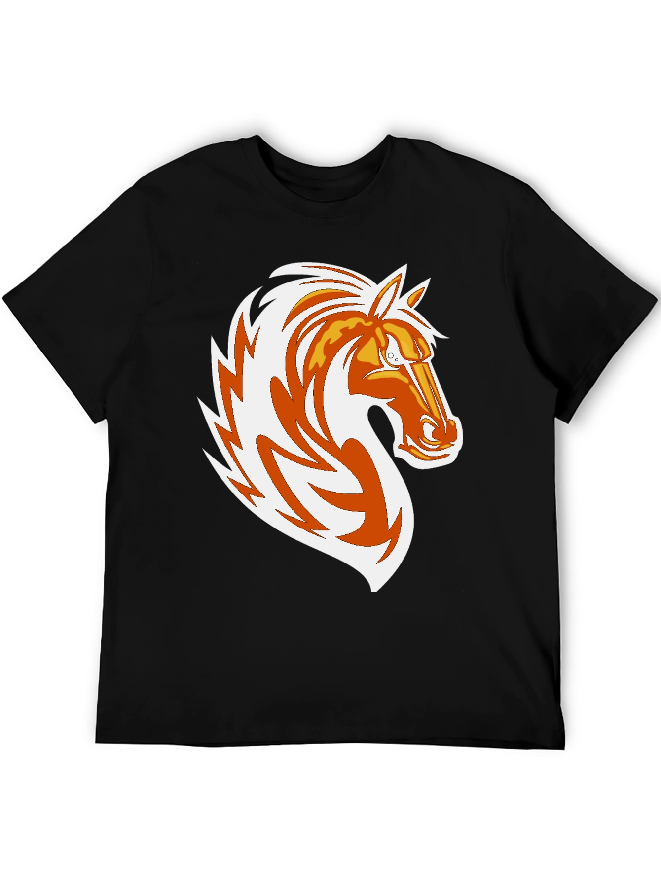 Black Horse Graphic T-Shirt