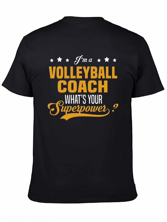 Volleyball Coach Superpower T-Shirt