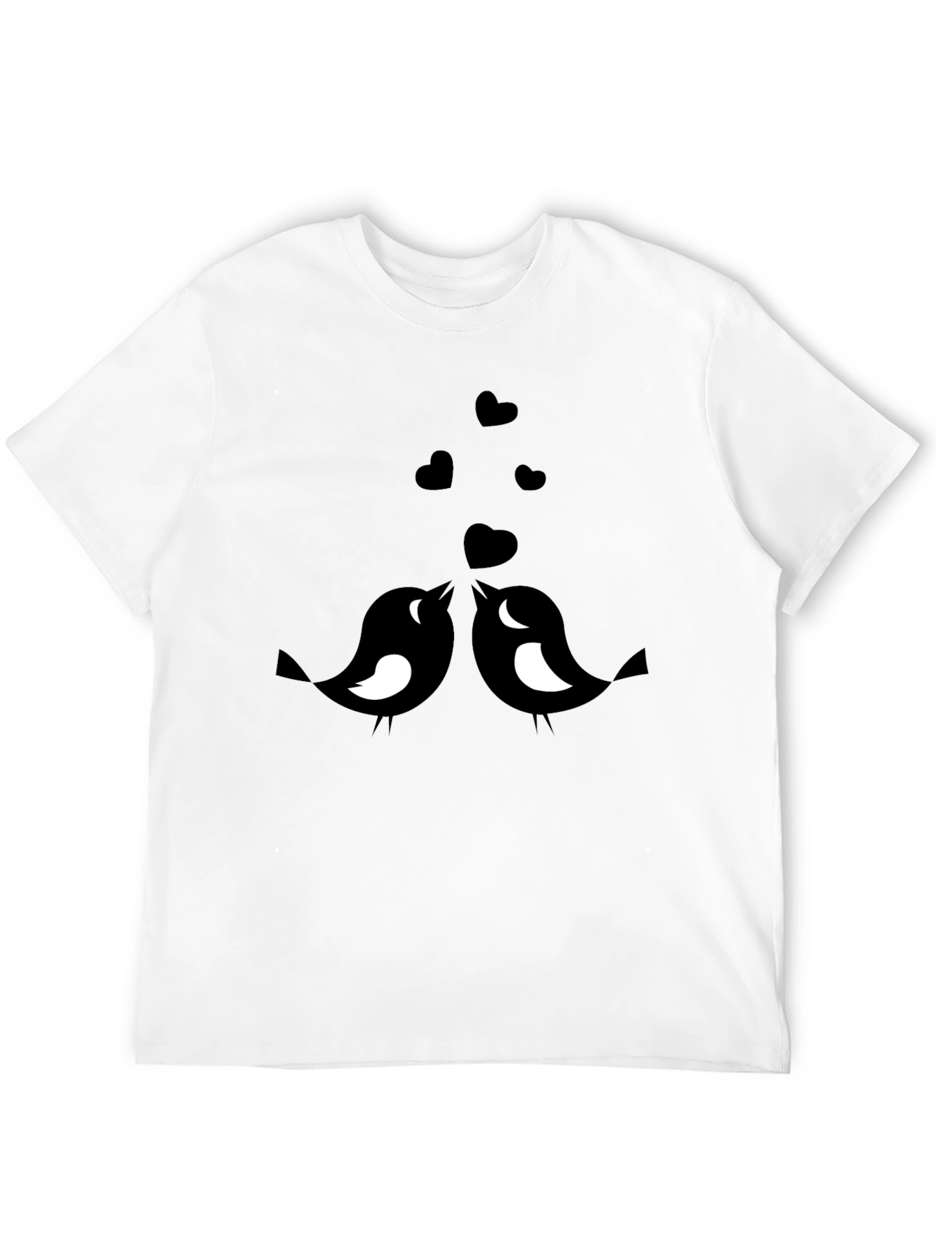 Love Birds Graphic Tee - Black