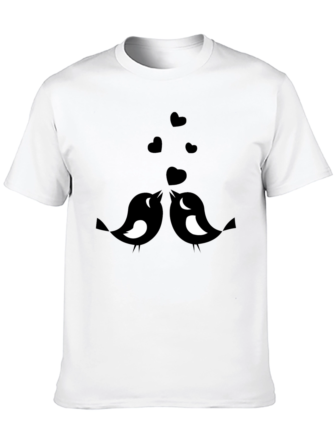 Love Birds Graphic Tee - Black