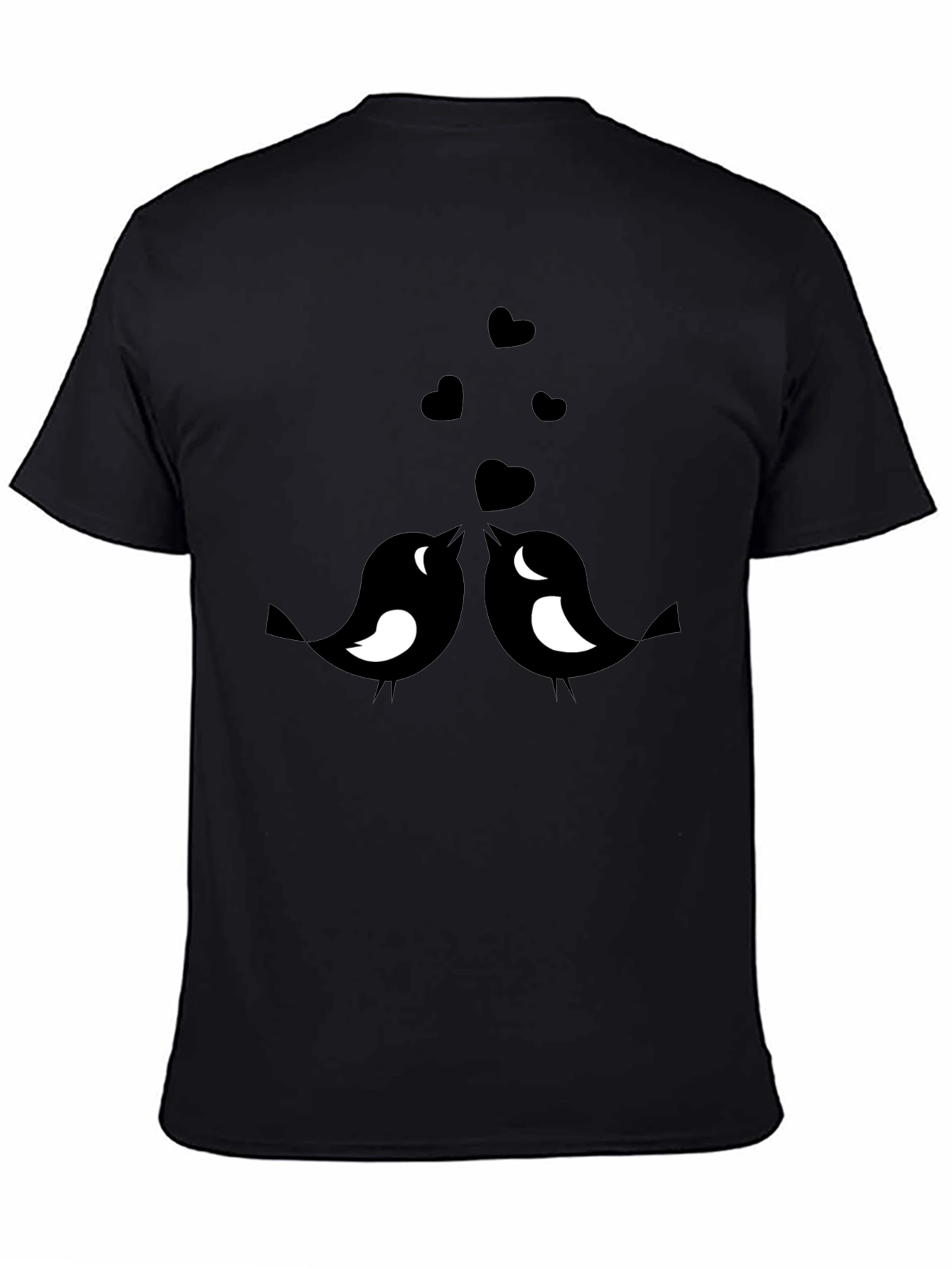 Love Birds Graphic Tee - Black