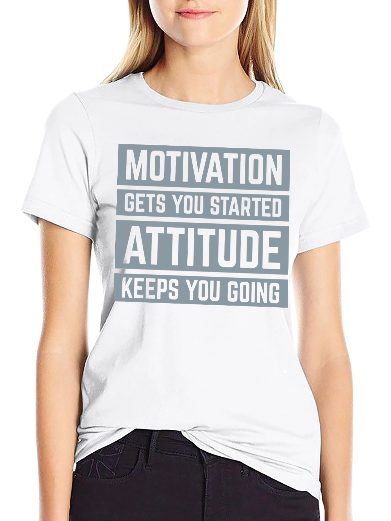 Motivation Attitude Graphic T-Shirt