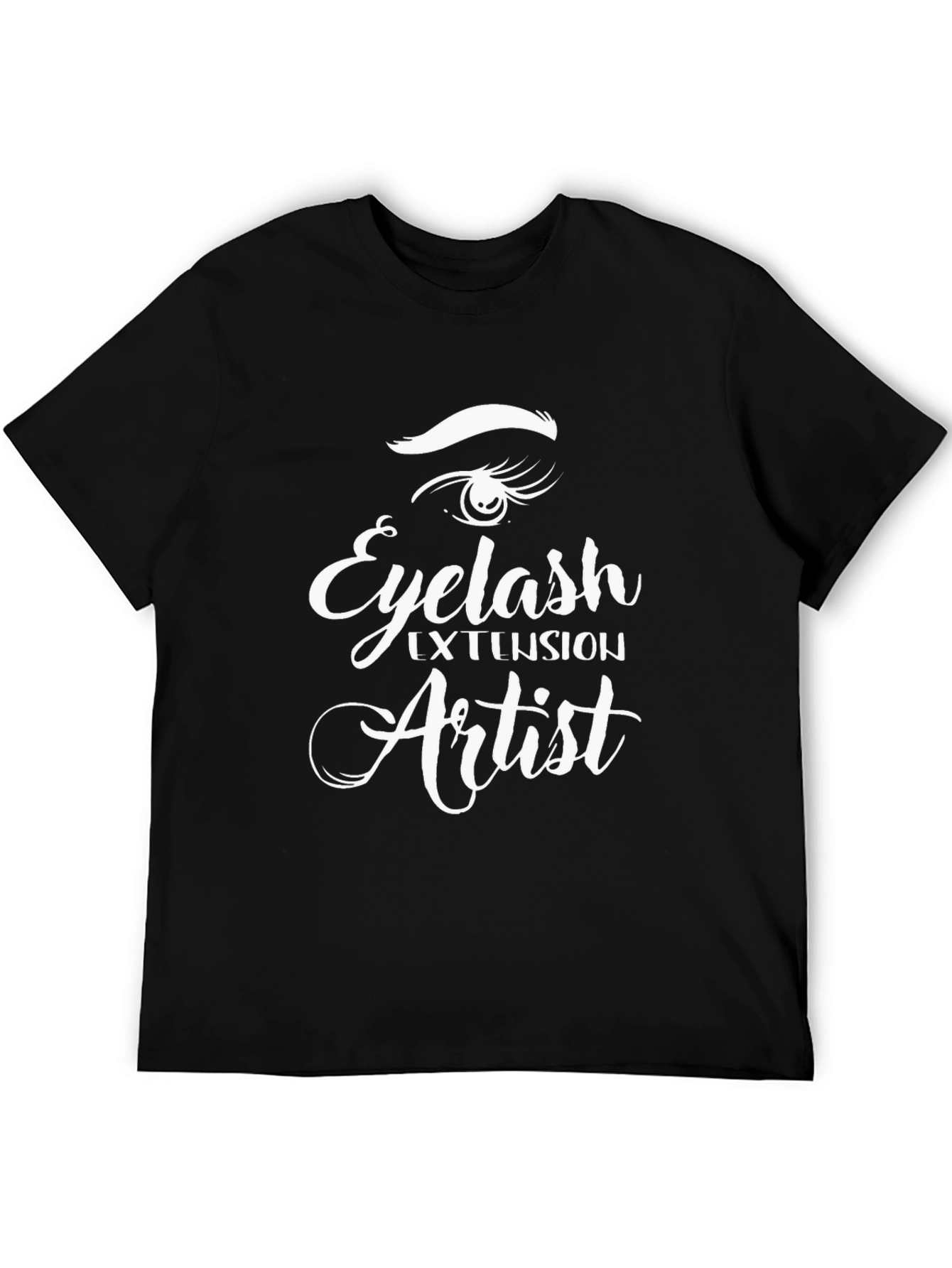 Eyelash Extension Artist Graphic Tee - Black