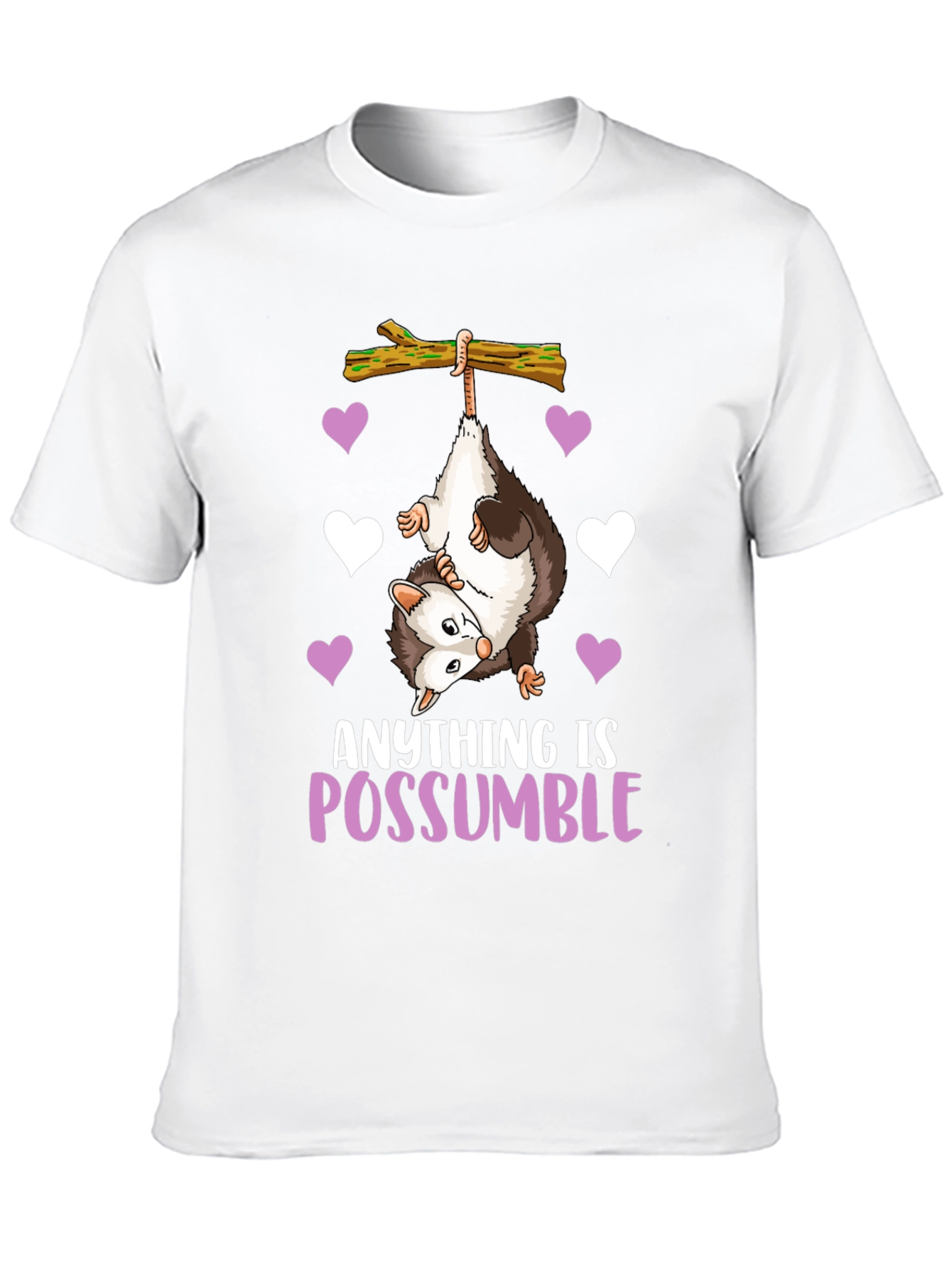 Anything is Possumble Funny Opossum T-Shirt
