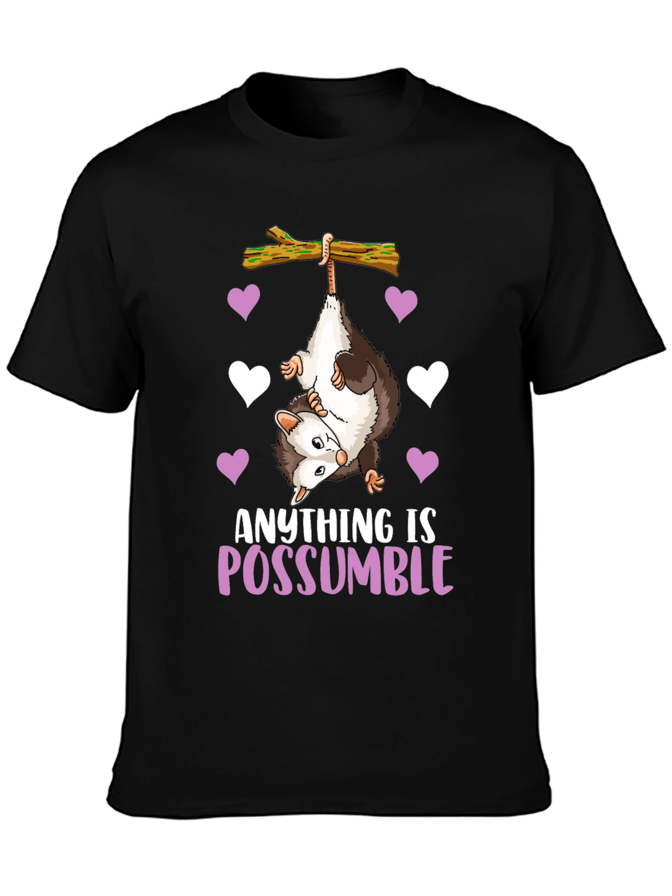 Anything is Possumble Funny Opossum T-Shirt