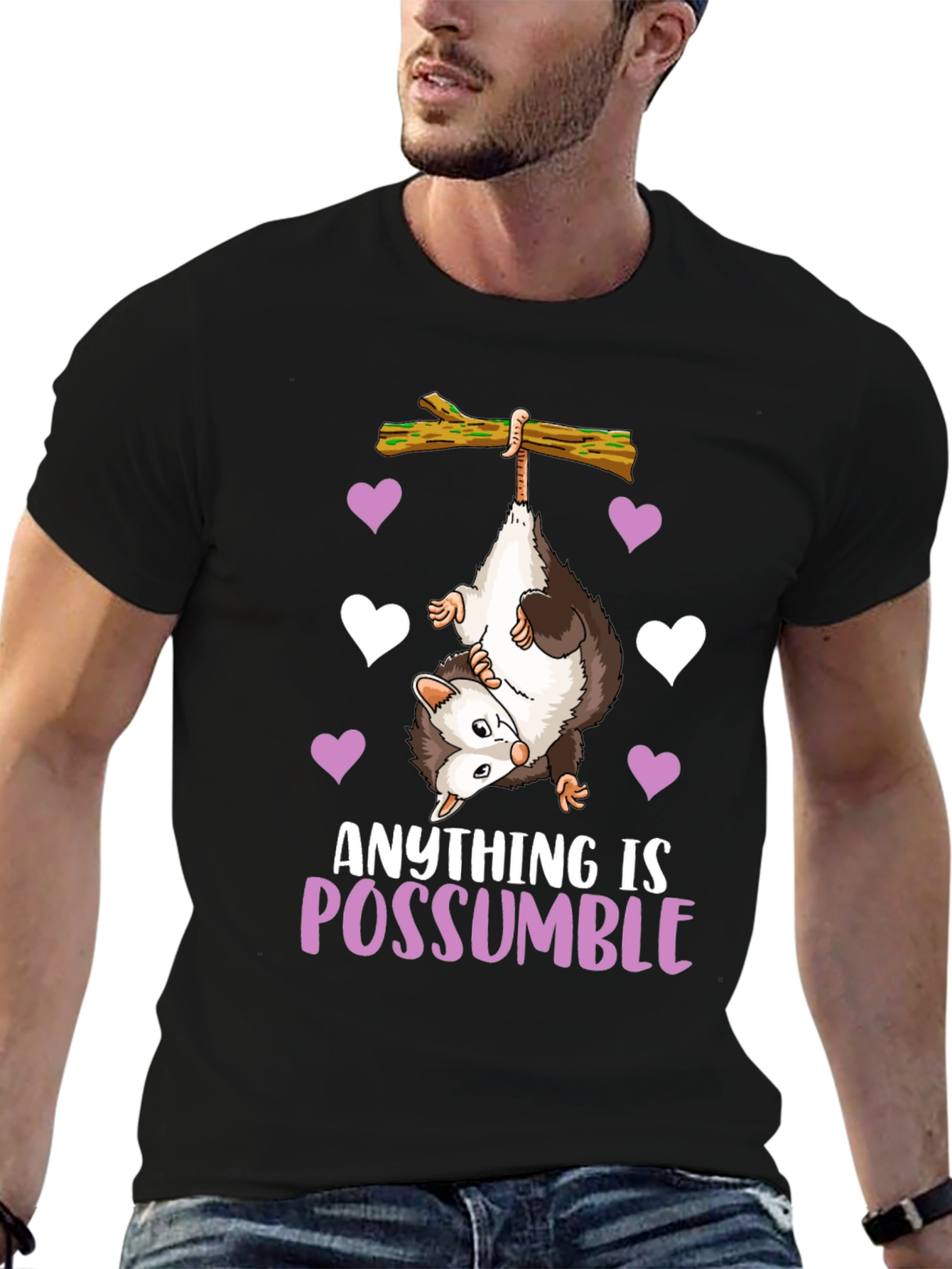 Anything is Possumble Funny Opossum T-Shirt