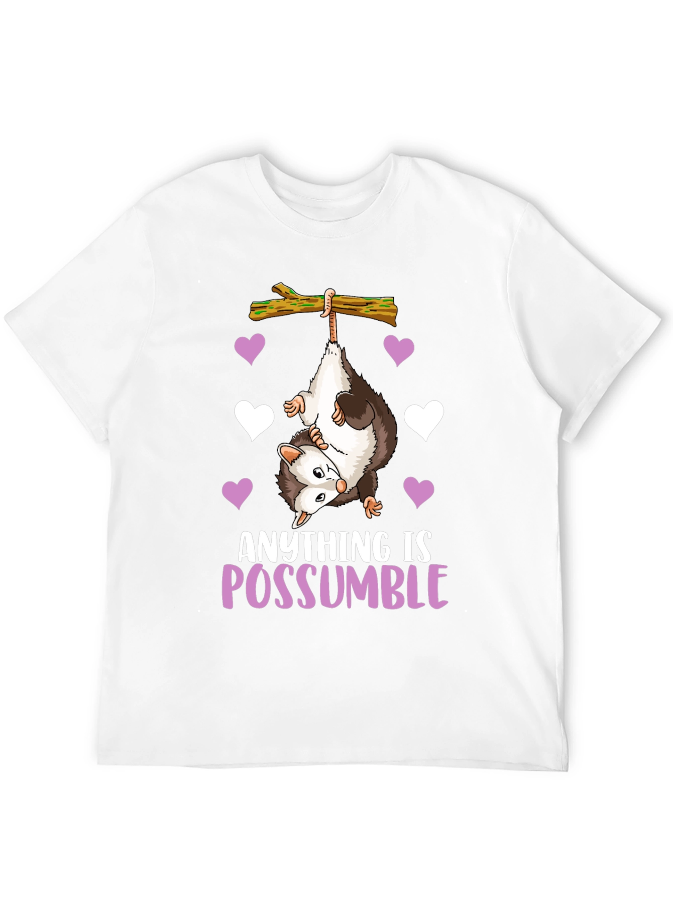 Anything is Possumble Funny Opossum T-Shirt