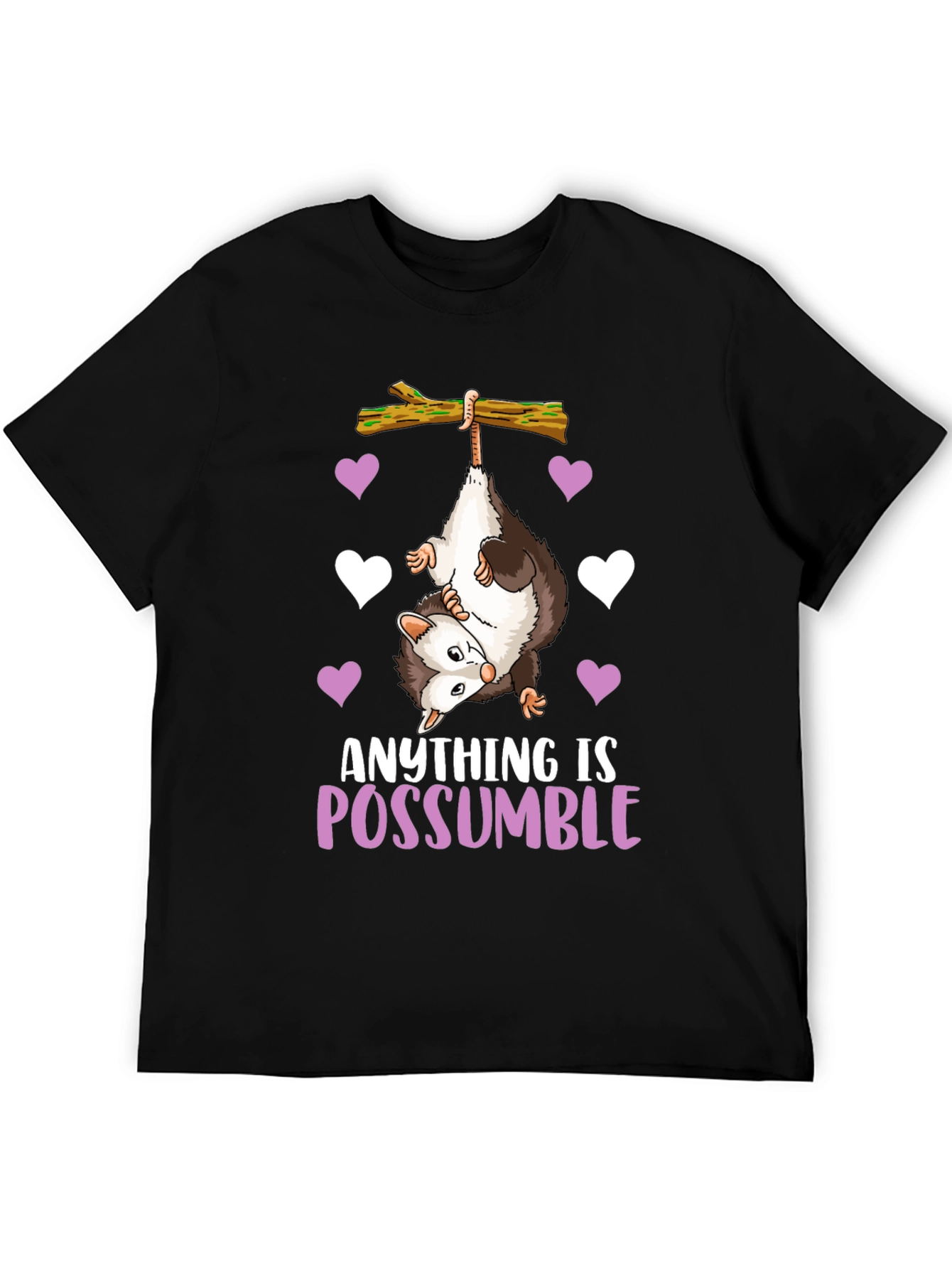 Anything is Possumble Funny Opossum T-Shirt