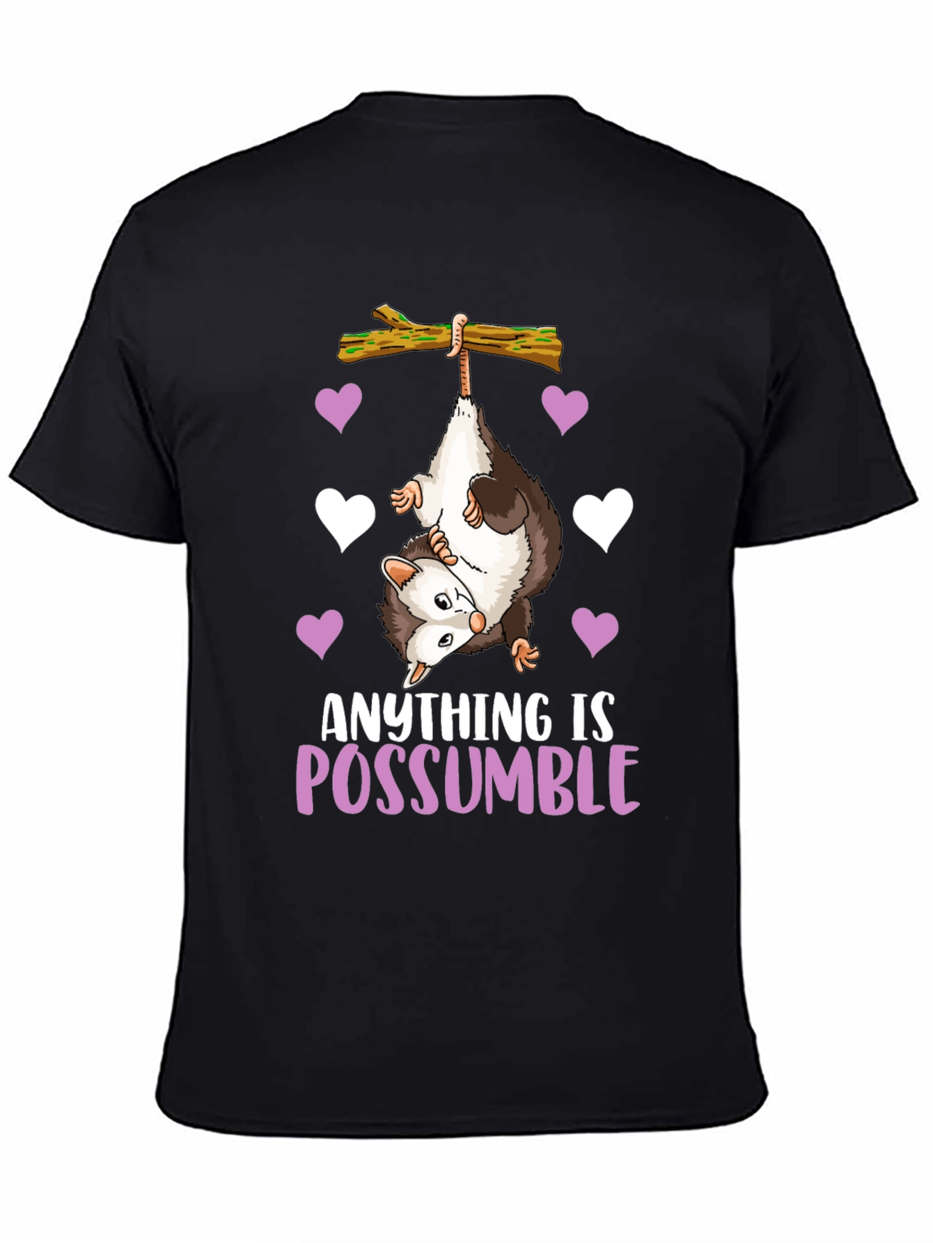 Anything is Possumble Funny Opossum T-Shirt