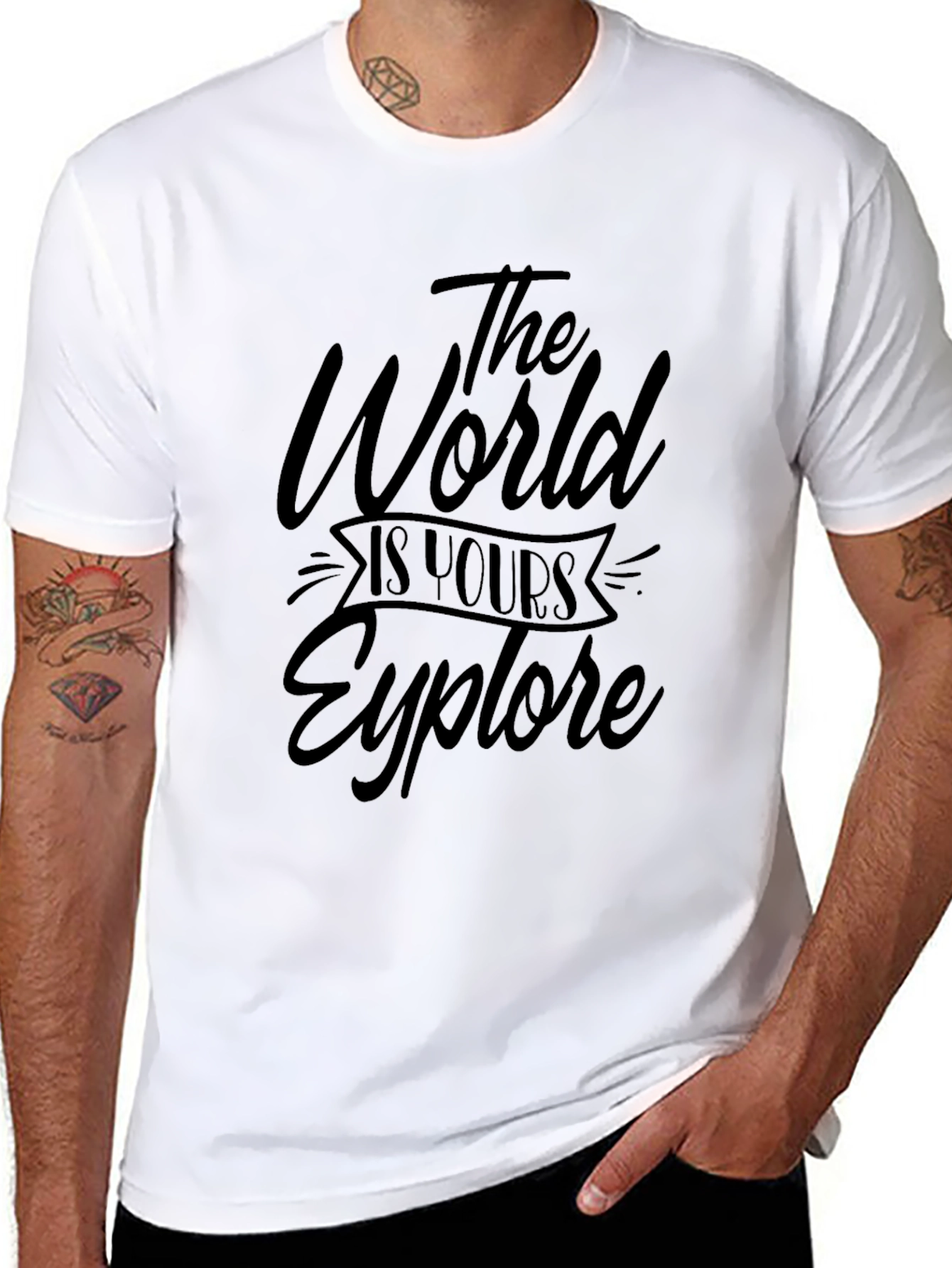 The World Is Yours Explore Graphic Tee