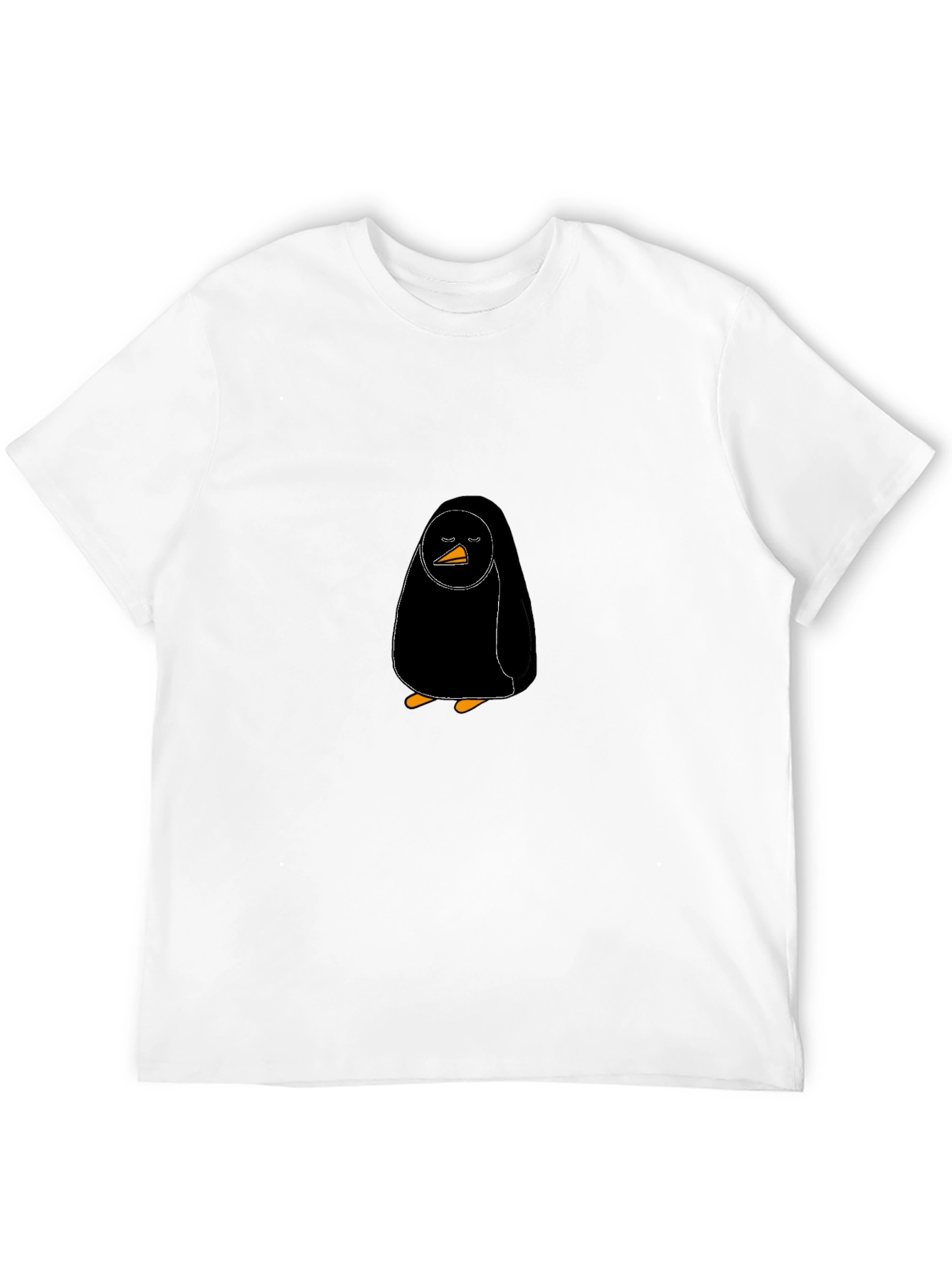 Black Penguin Graphic T-Shirt - Cool Casual Wear