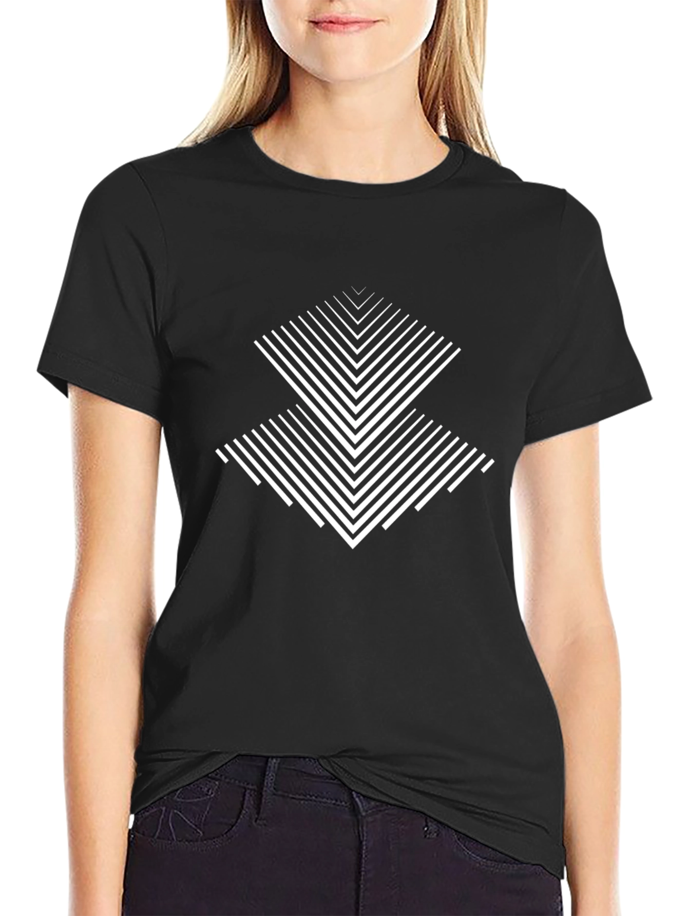 Abstract Geometric T-Shirt - Modern Minimalist Design