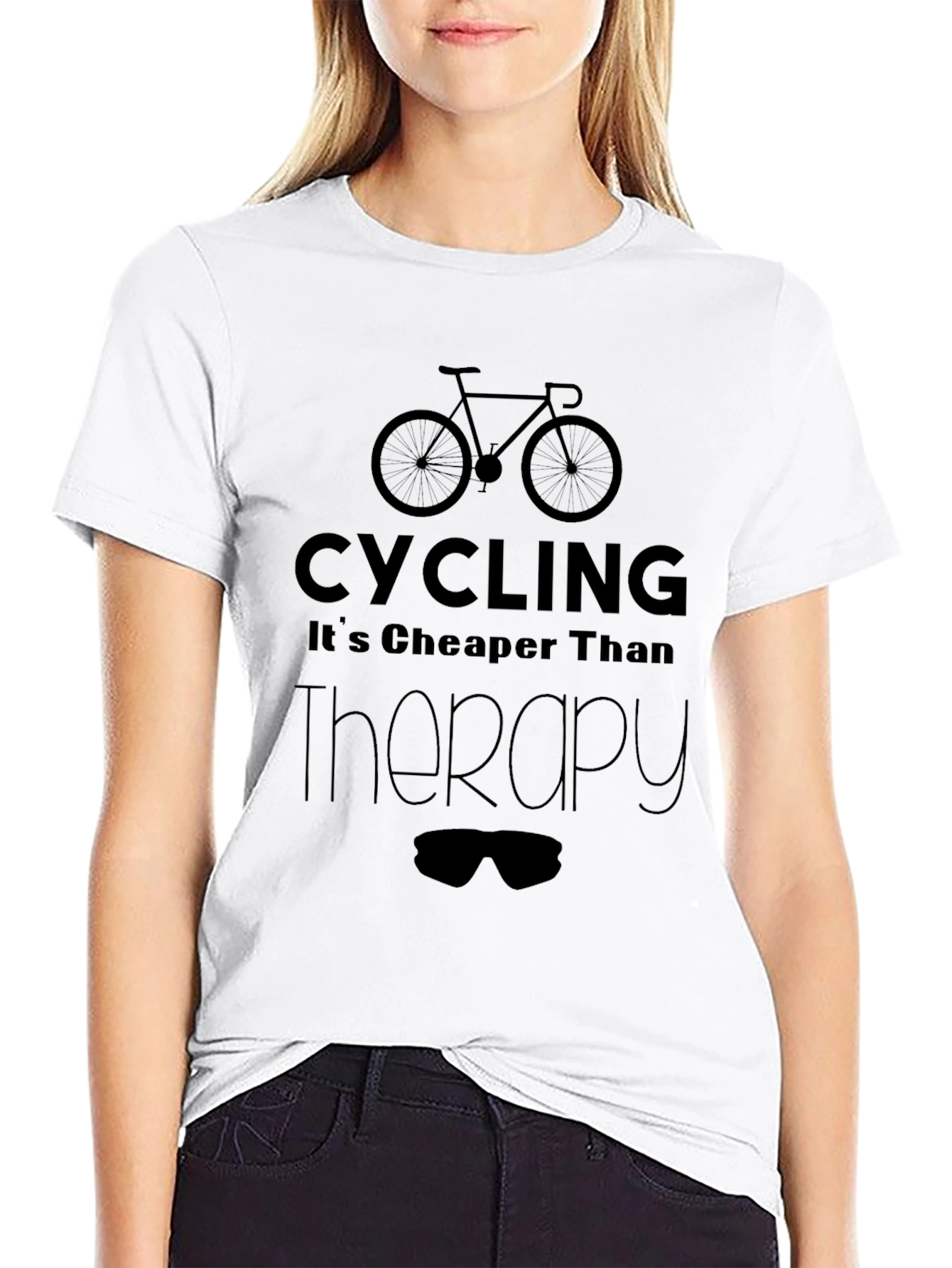 Cycling Cheaper Than Therapy T-Shirt