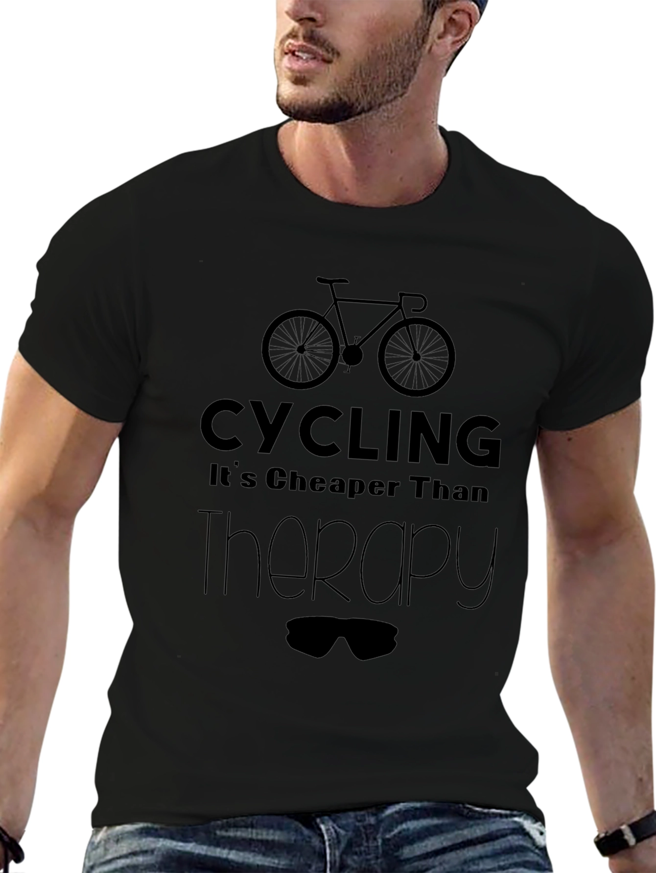 Cycling Cheaper Than Therapy T-Shirt