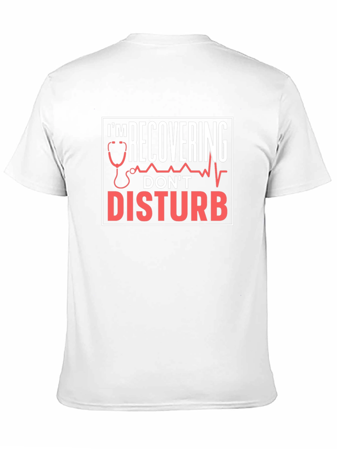 Recovering Dont Disturb Graphic Tee