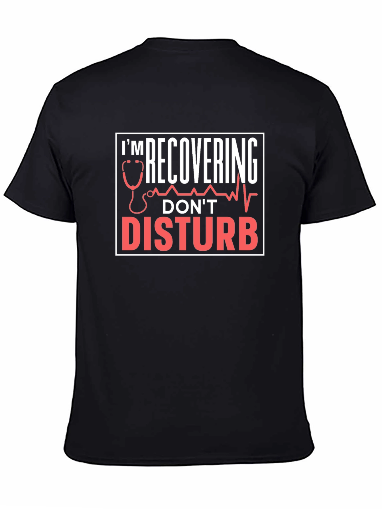 Recovering Dont Disturb Graphic Tee