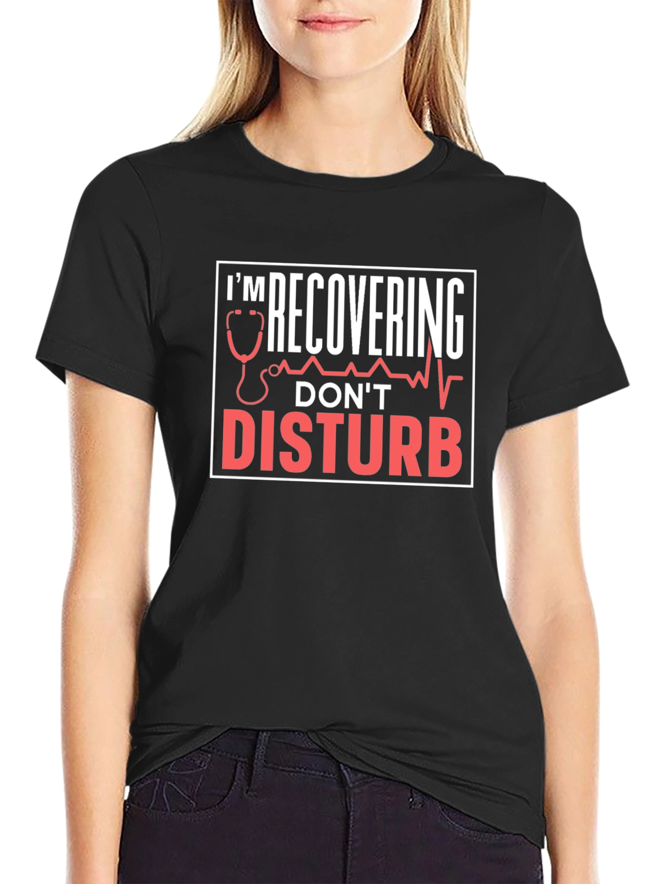 Recovering Dont Disturb Graphic Tee