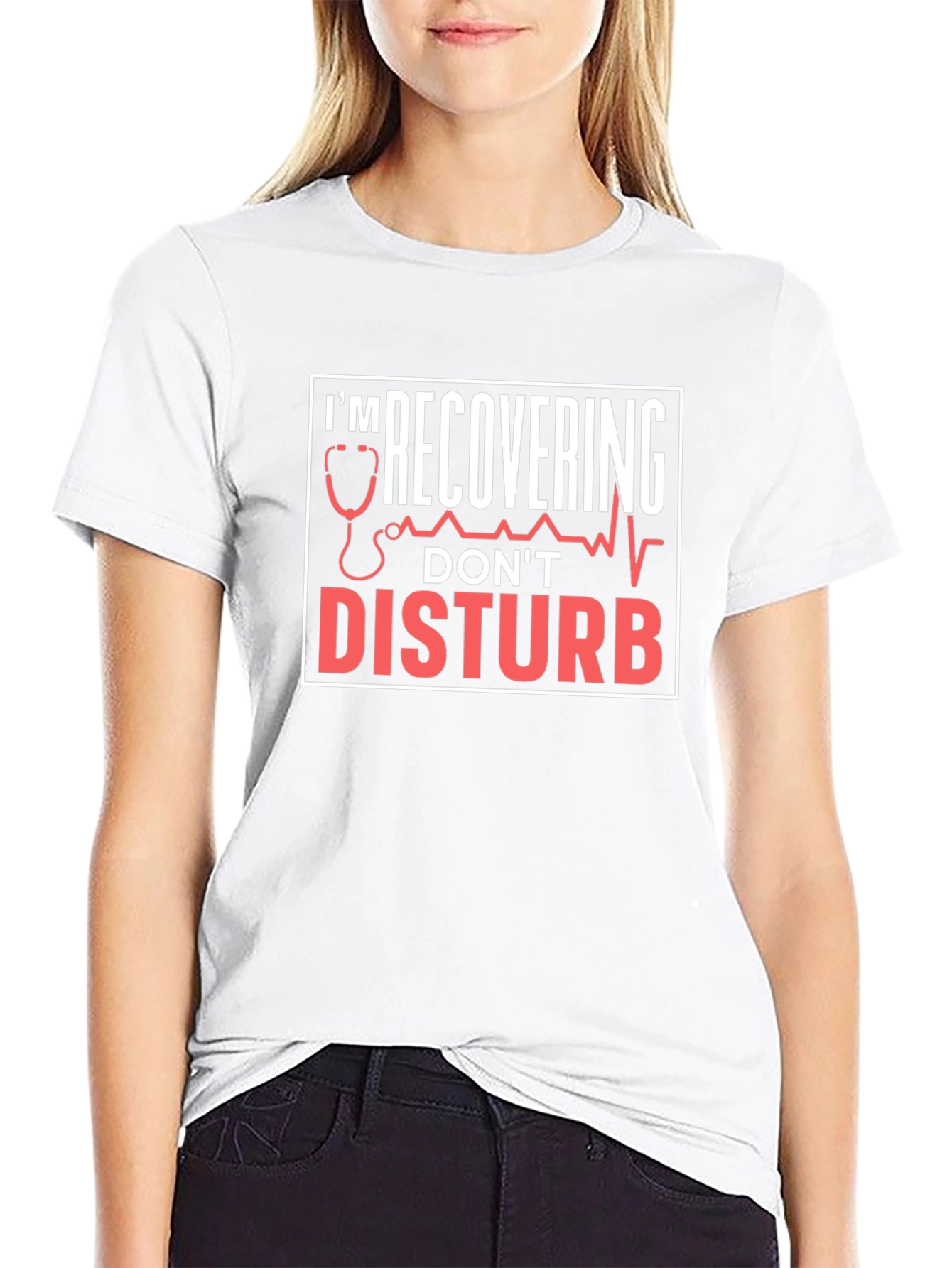 Recovering Dont Disturb Graphic Tee