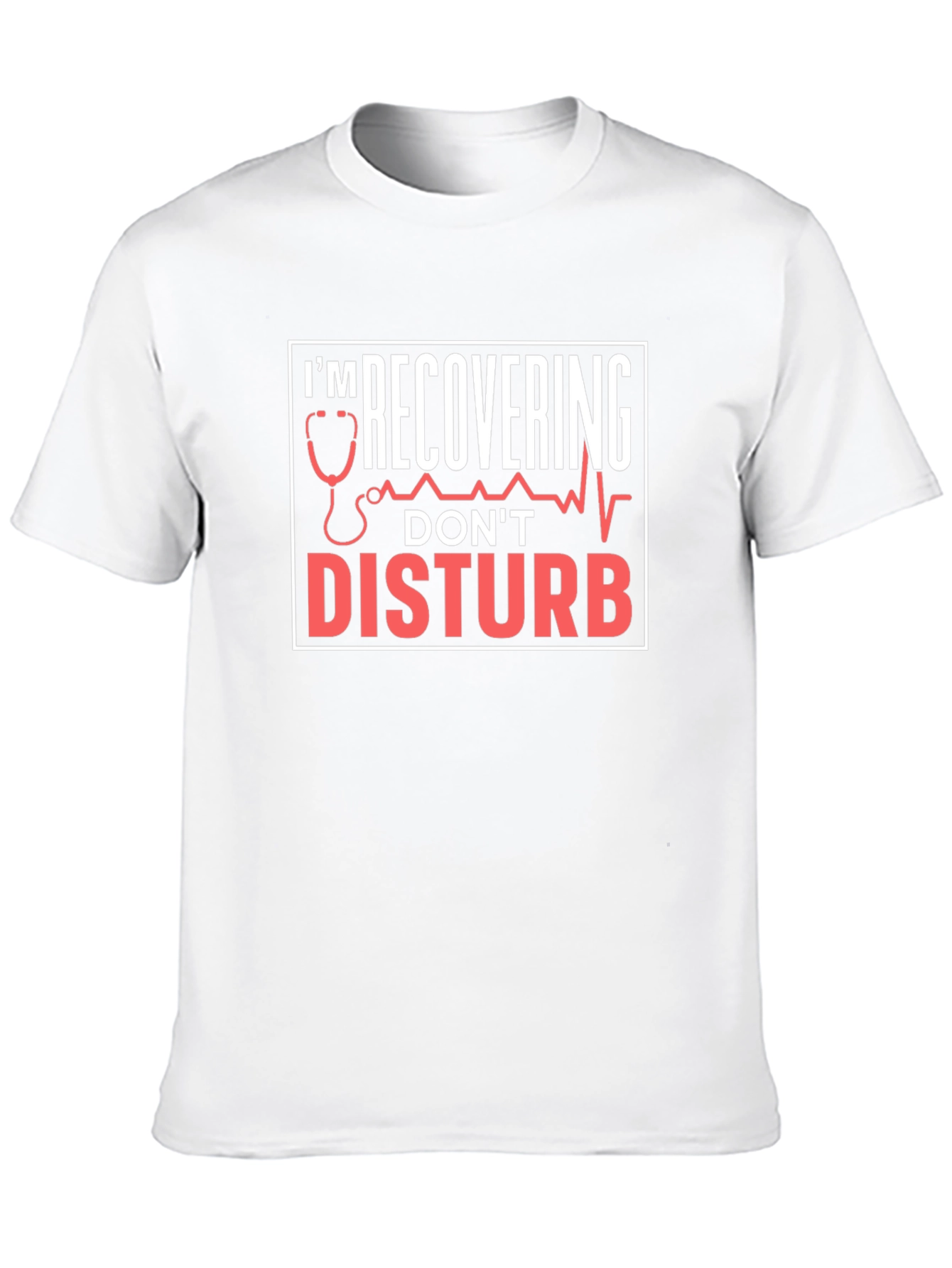 Recovering Dont Disturb Graphic Tee