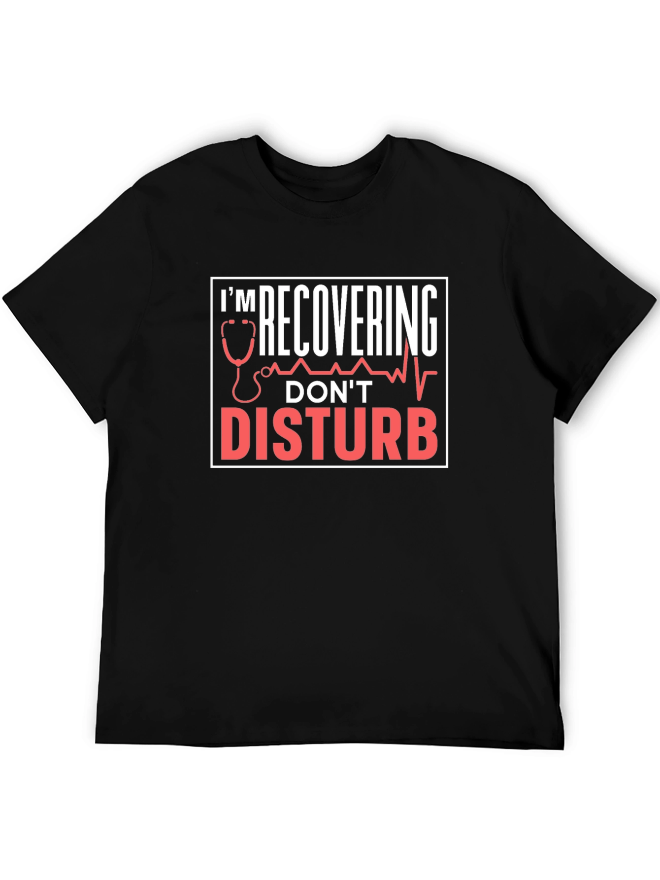 Recovering Dont Disturb Graphic Tee