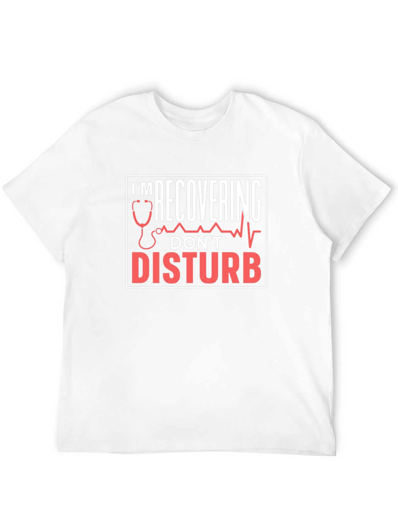 Recovering Dont Disturb Graphic Tee