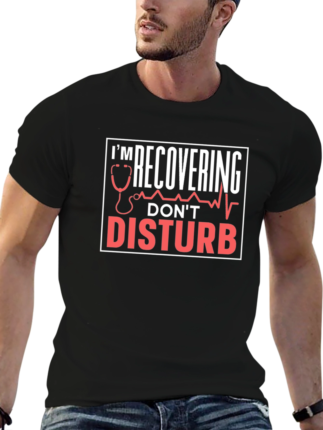 Recovering Dont Disturb Graphic Tee