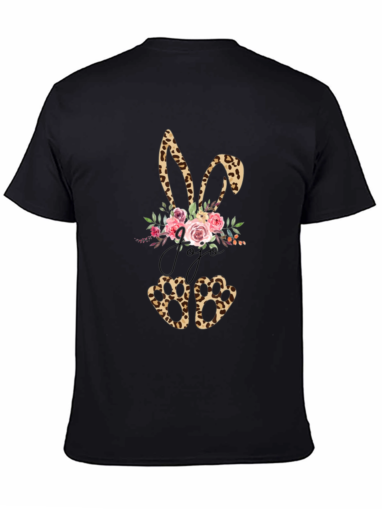 Leopard Print Easter Bunny T-Shirt