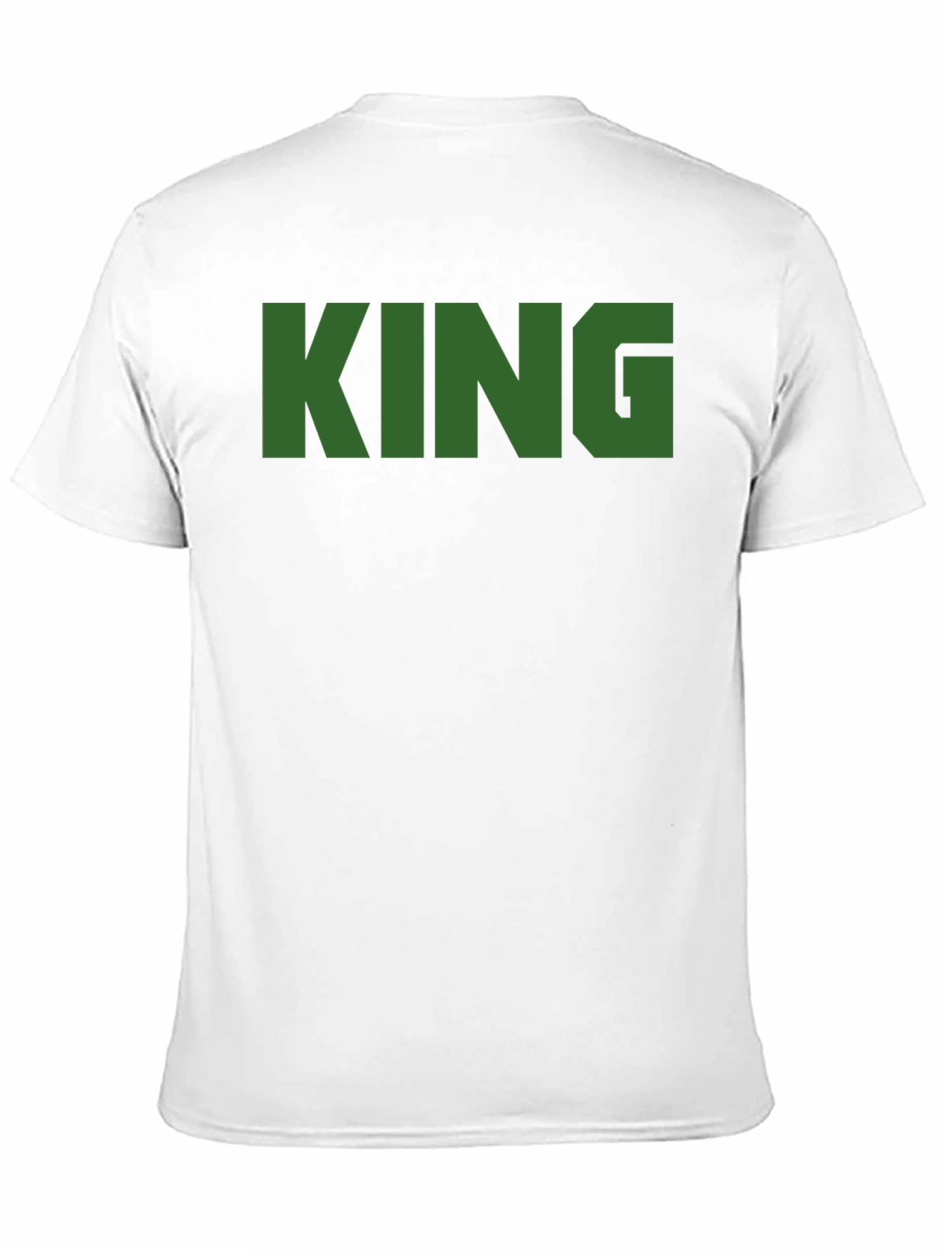 KING Text Graphic Mens Black T-Shirt
