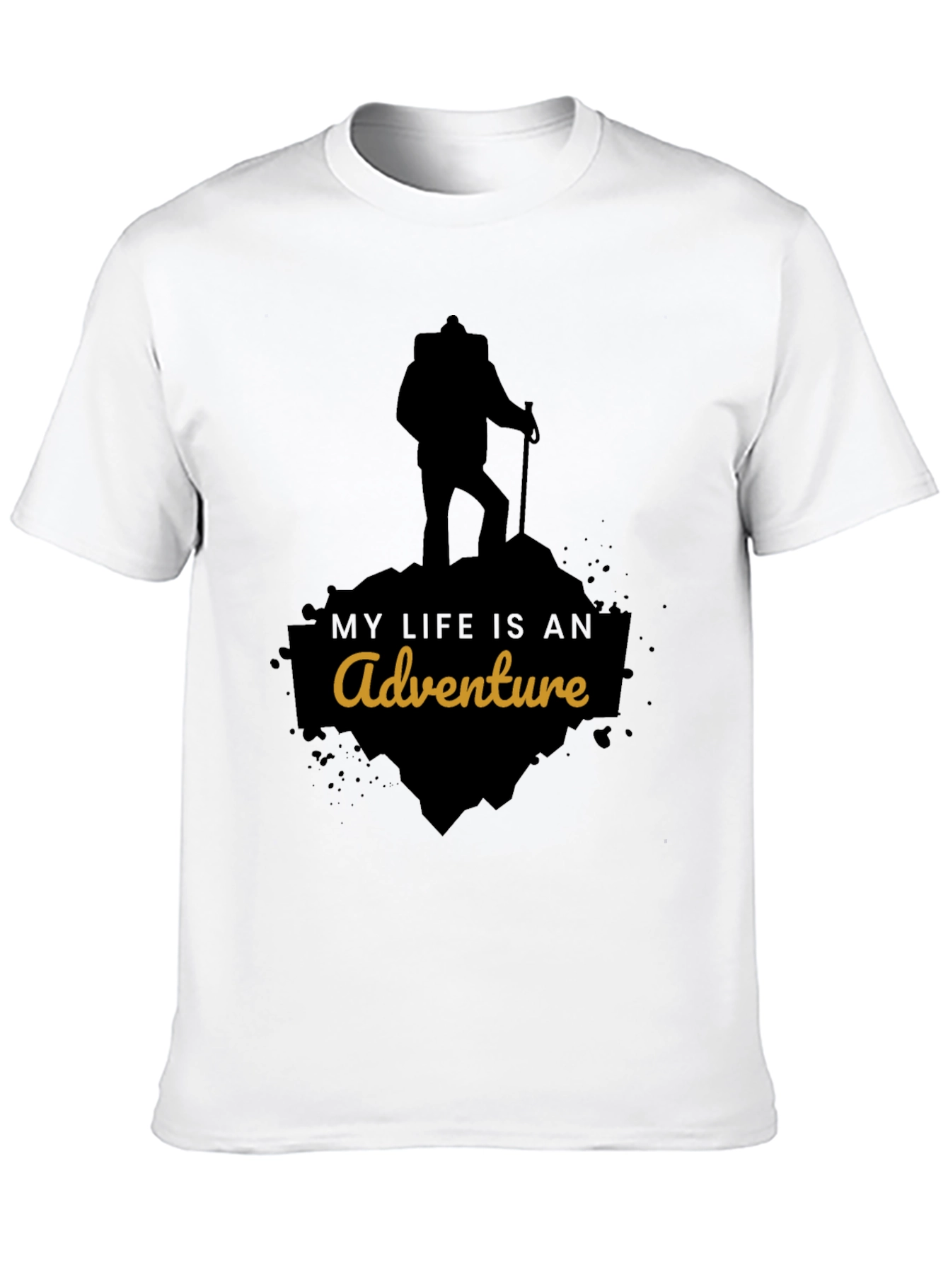 Adventure Awaits T-Shirt - Black Graphic Tee
