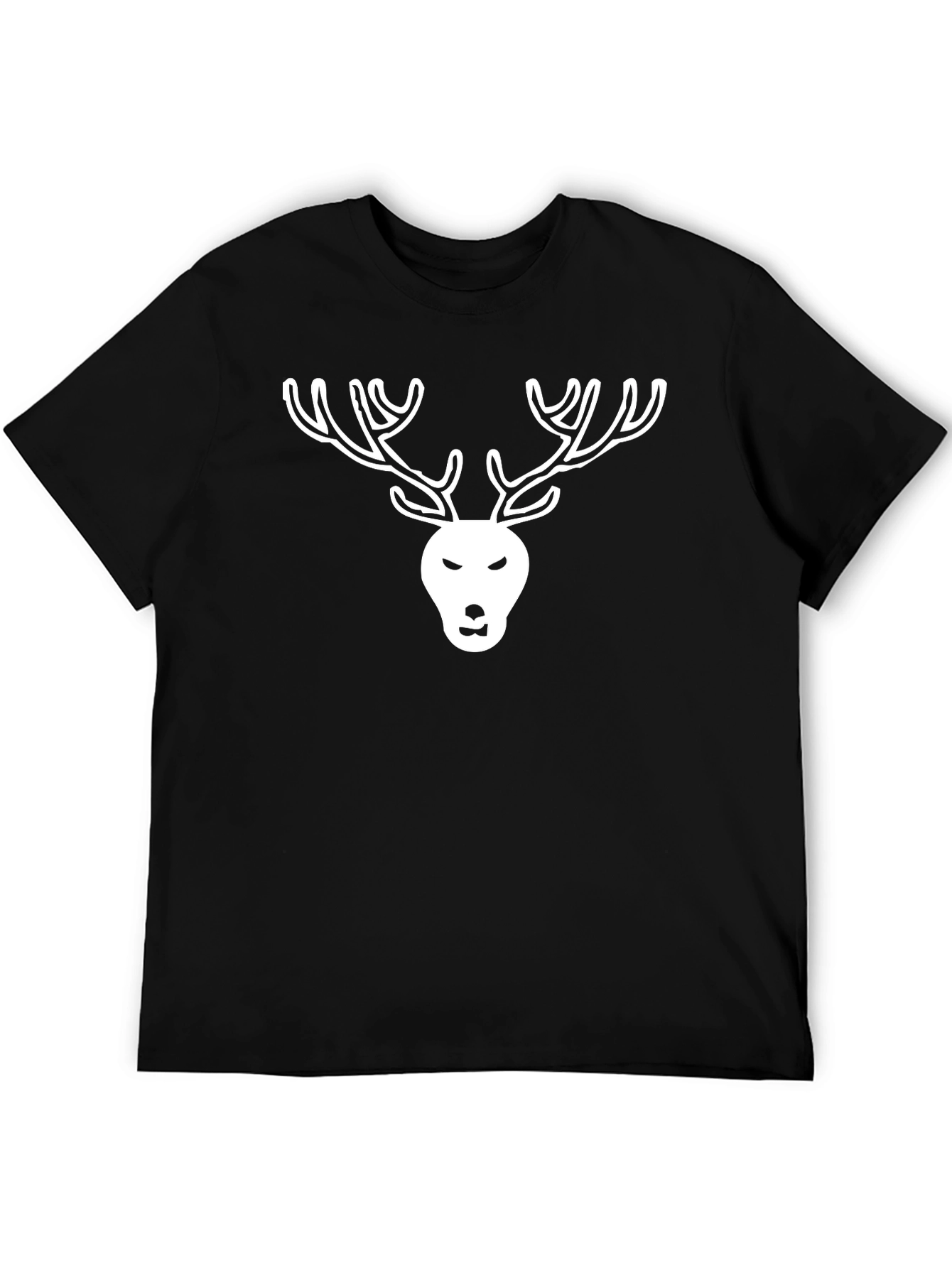 Antler Graphic Black T-Shirt