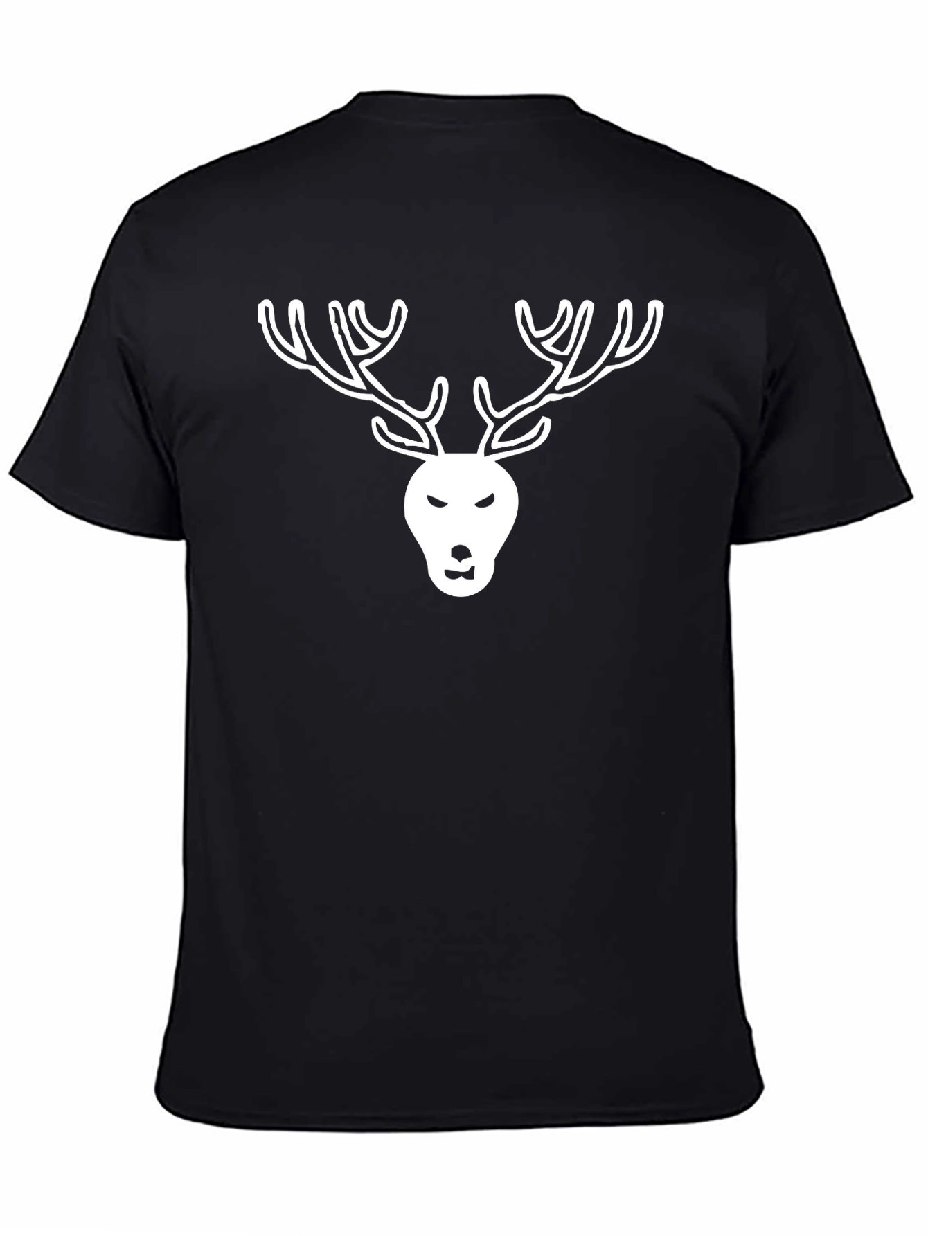 Antler Graphic Black T-Shirt