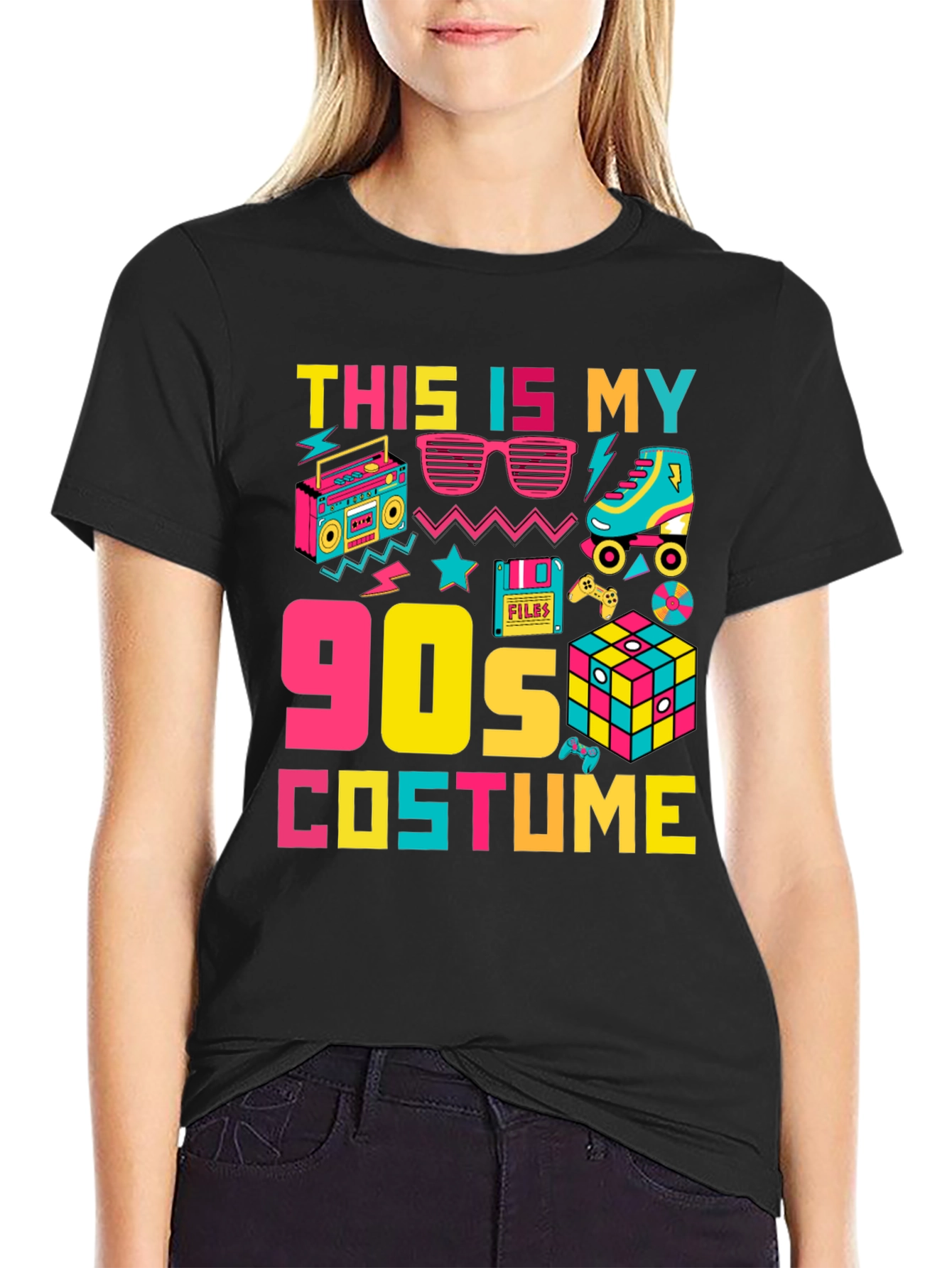 90s Costume T-Shirt Retro Party Tee