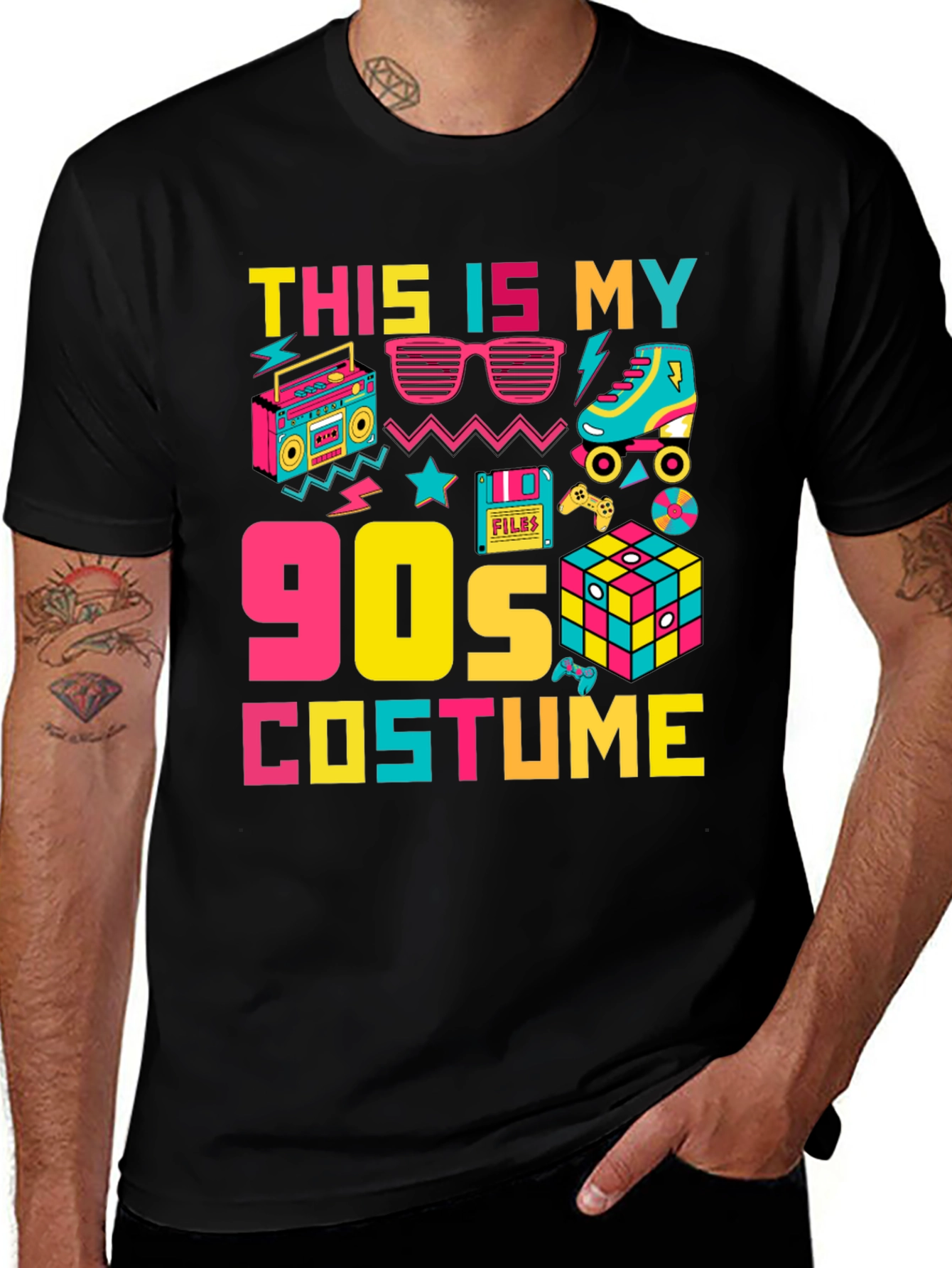 90s Costume T-Shirt Retro Party Tee