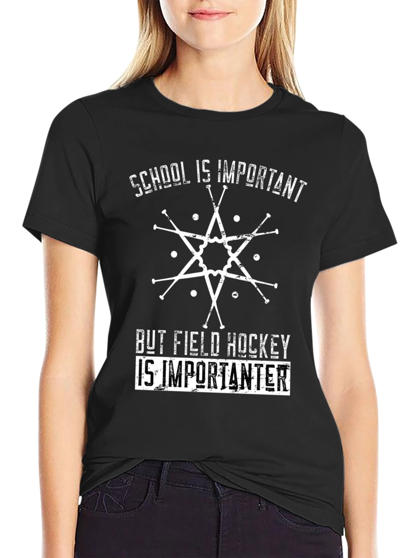 Field Hockey Fan T-Shirt - School vs Hockey
