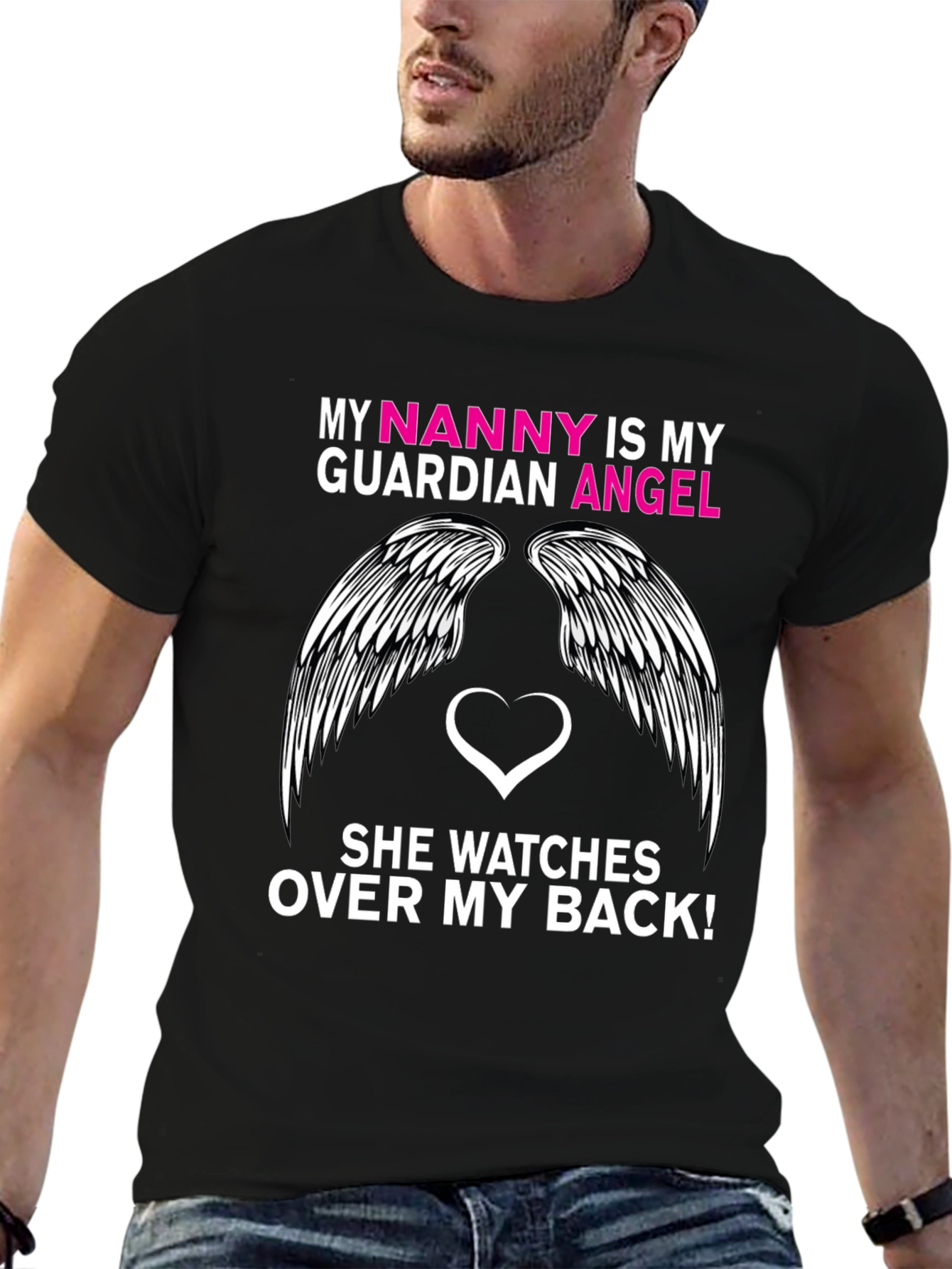 My Nanny is My Guardian Angel T-Shirt
