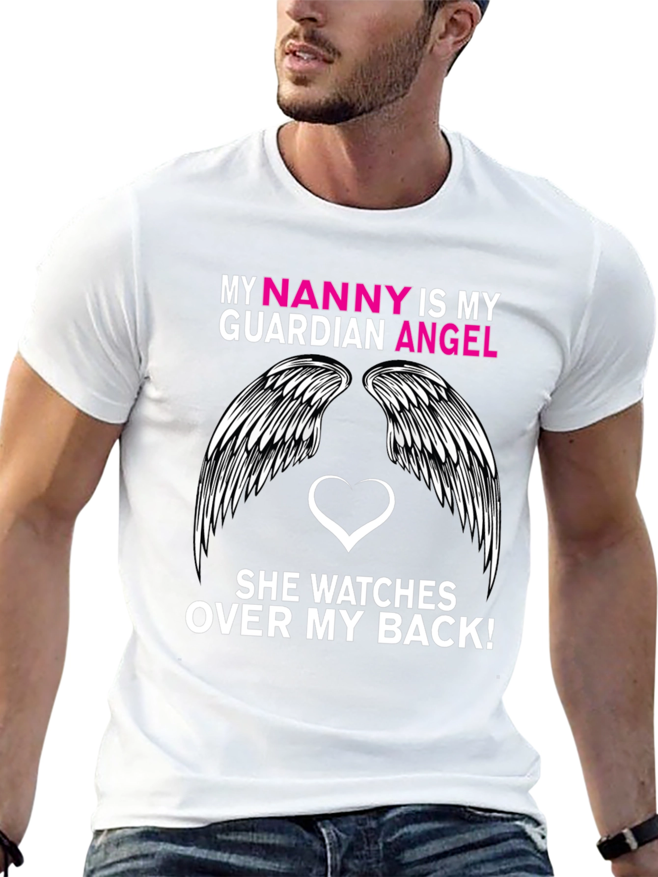 My Nanny is My Guardian Angel T-Shirt