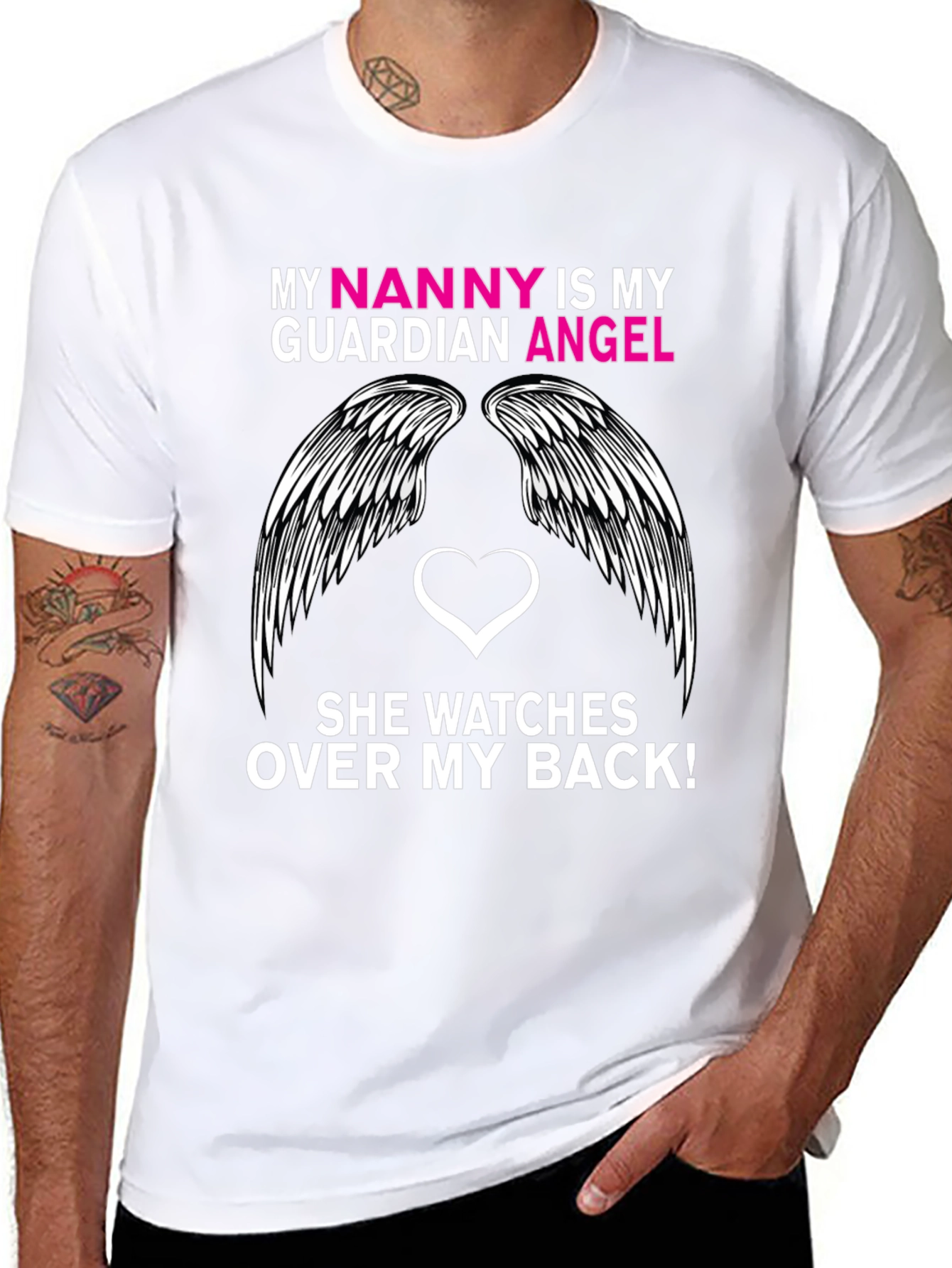My Nanny is My Guardian Angel T-Shirt