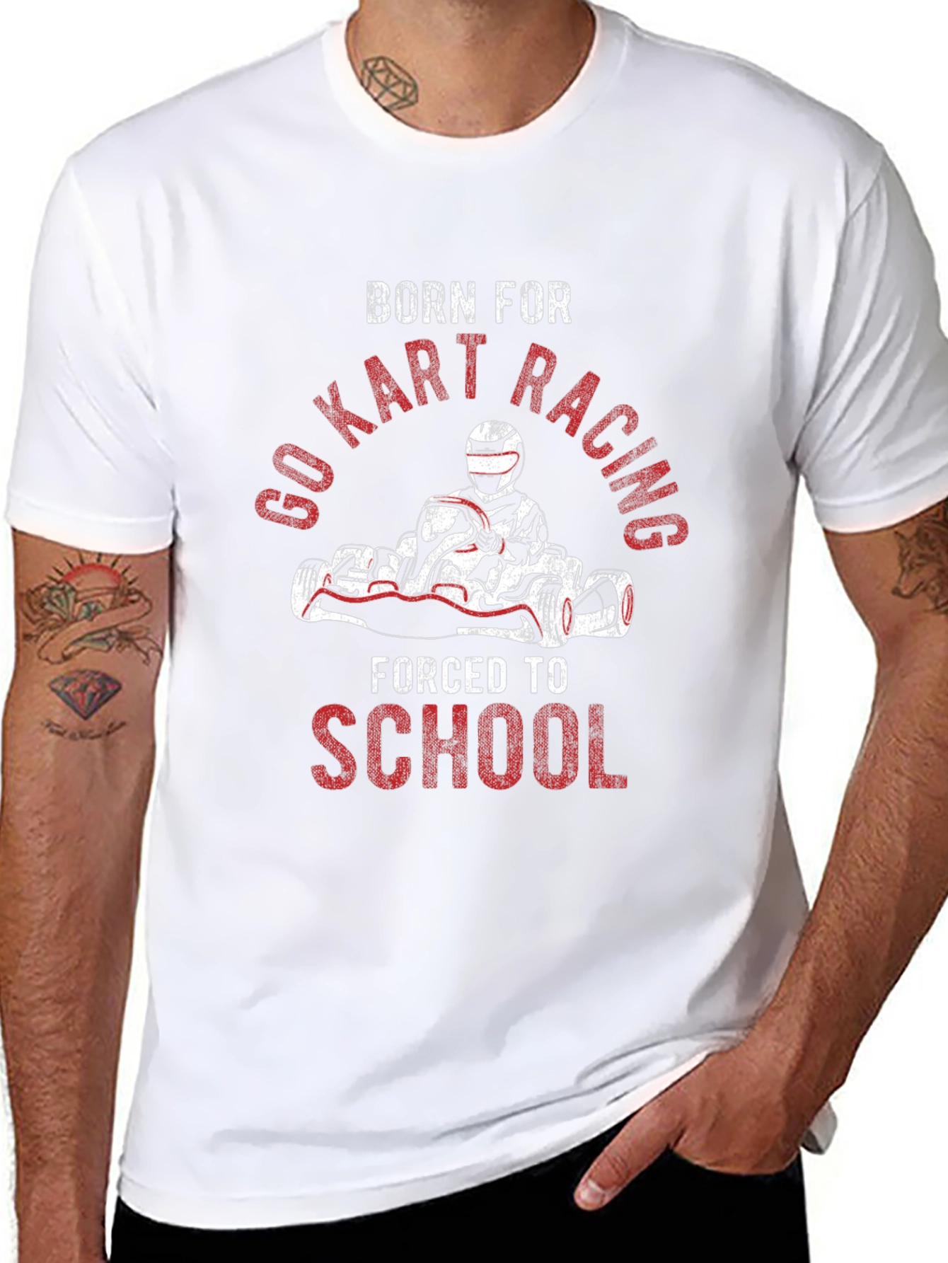 Born For Go Kart Racing T-Shirt