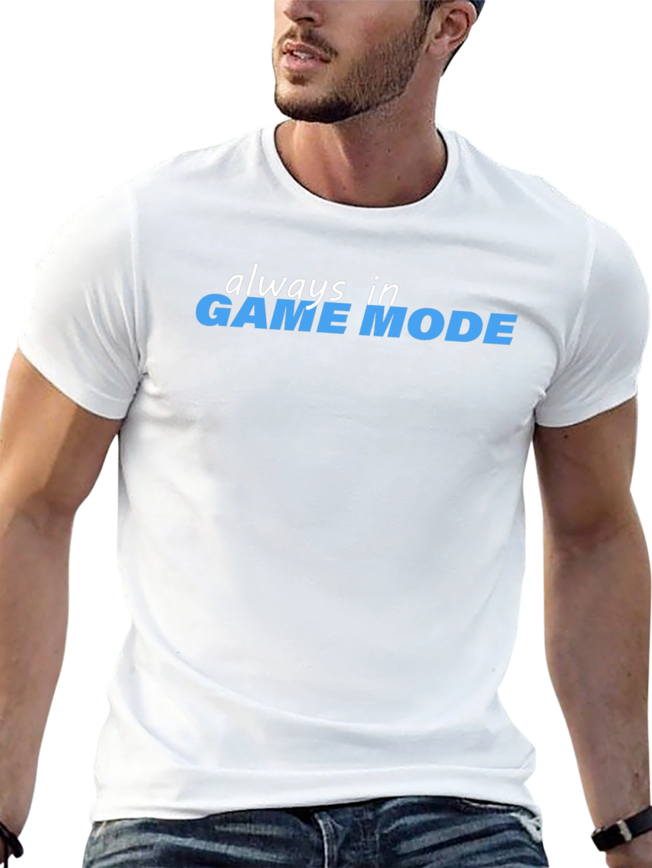 Always in Game Mode Black T-Shirt