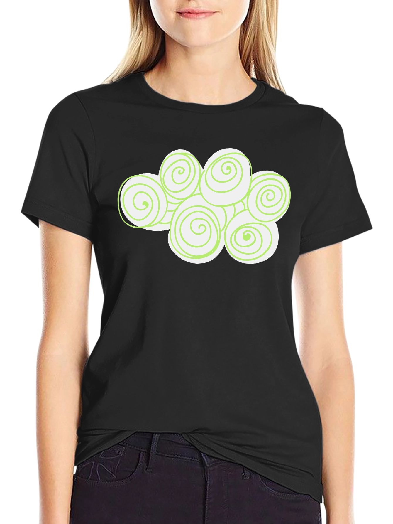 Cloud Swirl Graphic T-Shirt
