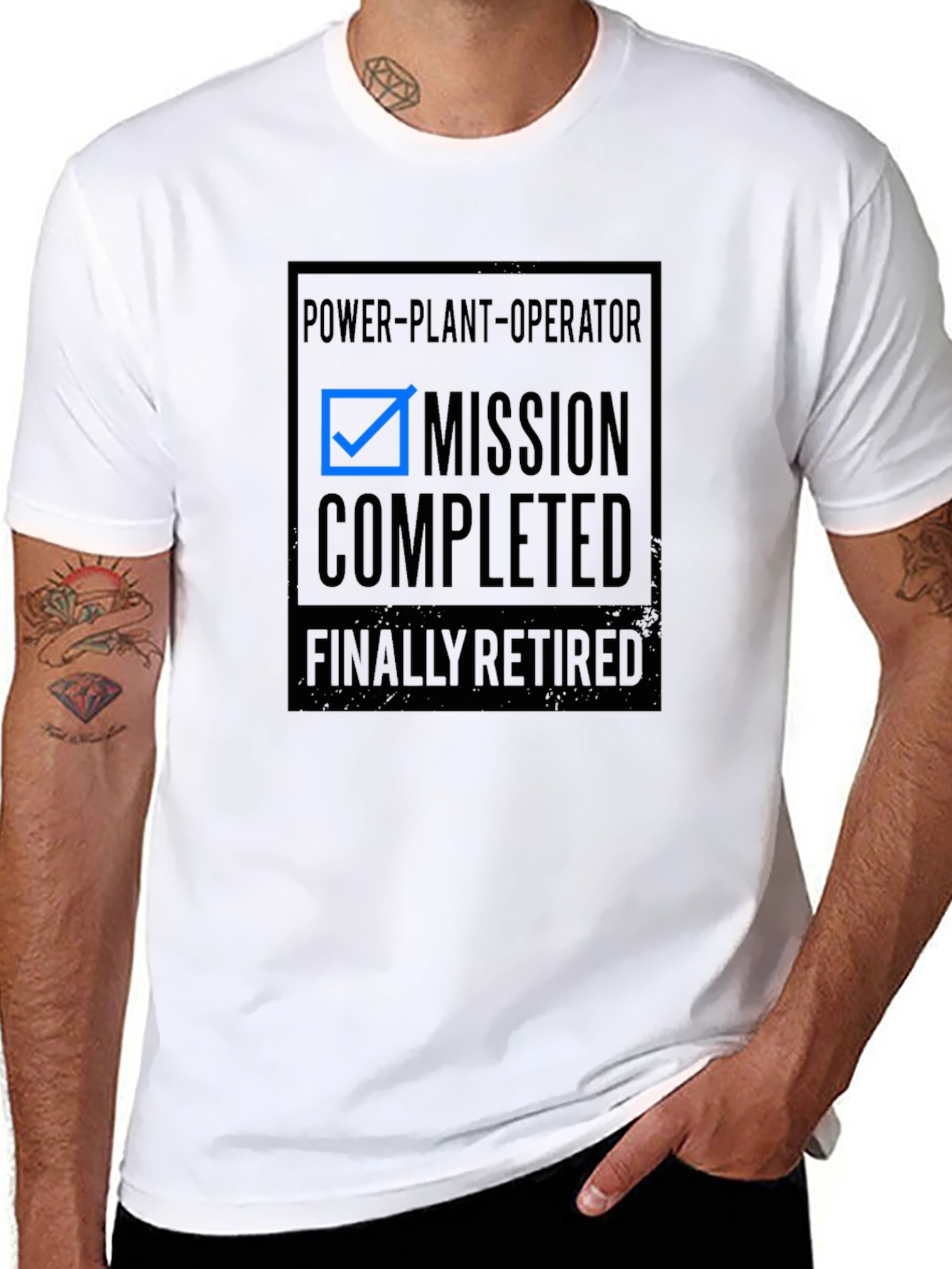 Power Plant Operator Retirement T-Shirt