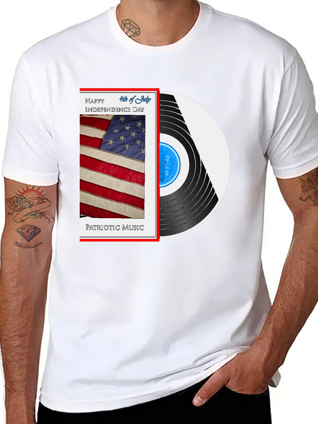 Patriotic Music 4th of July T-Shirt
