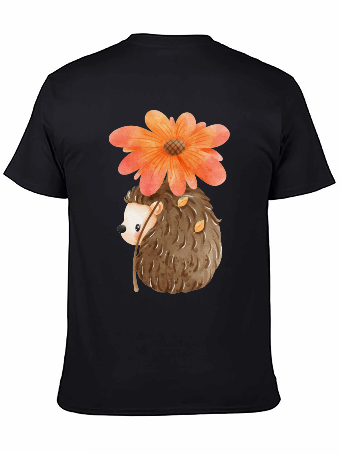 Hedgehog with Flower T-Shirt