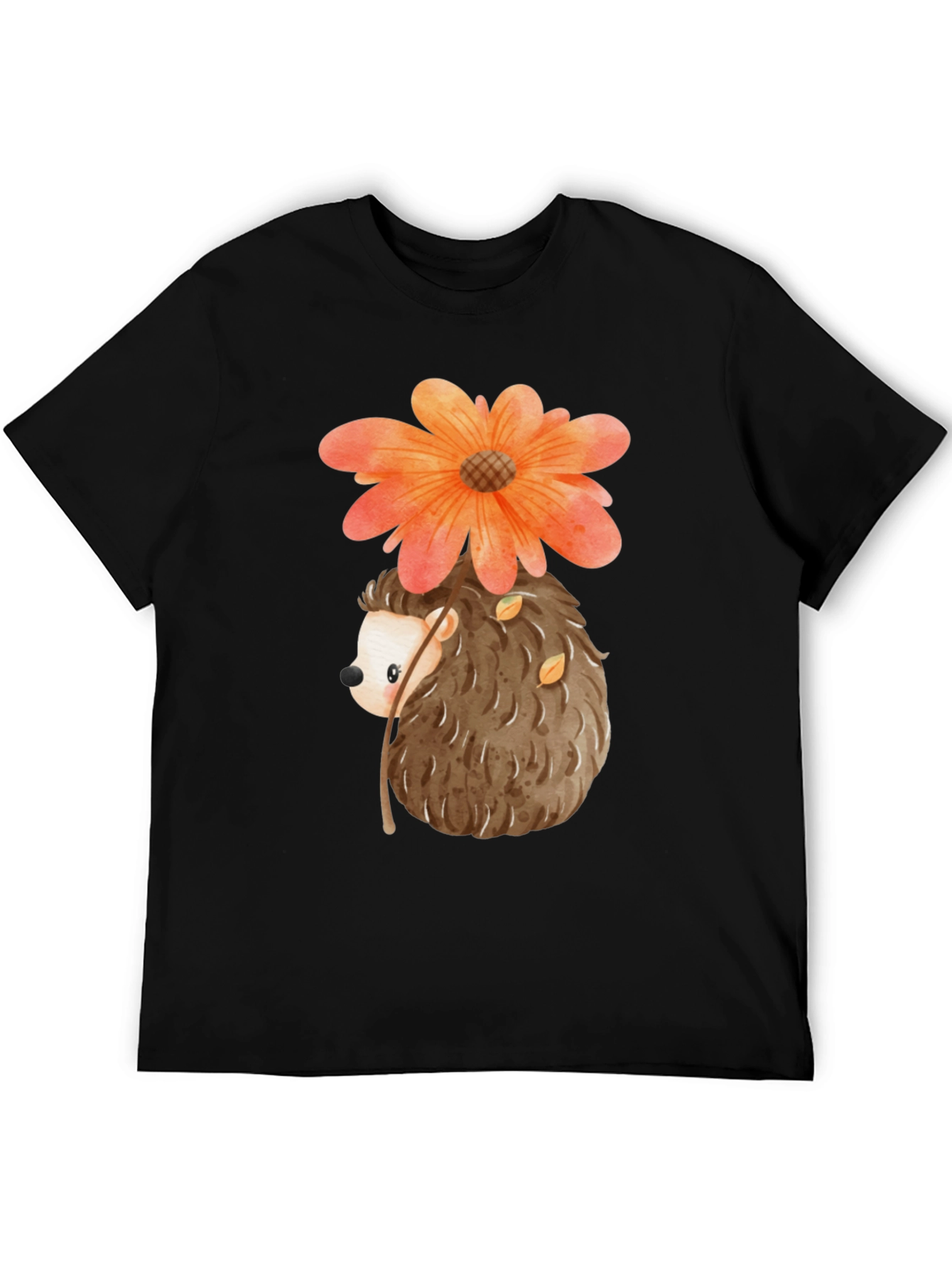 Hedgehog with Flower T-Shirt
