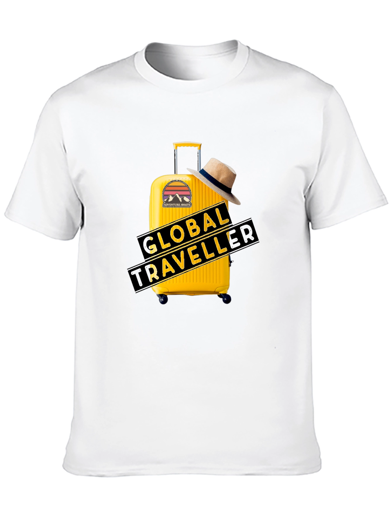 Global Traveller Black T-Shirt